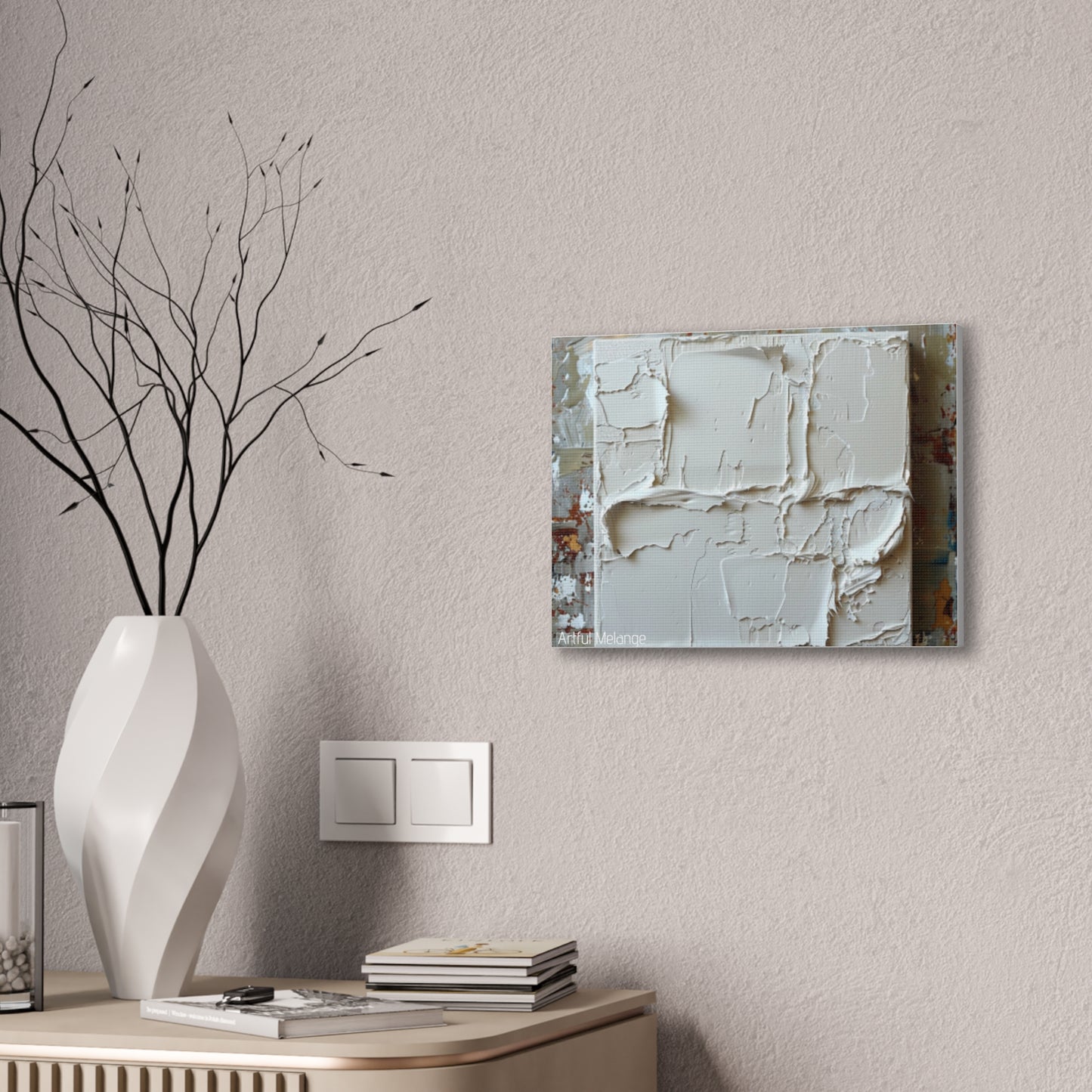 Primary Elegance: A Symphony of Sophistication Canvas Print