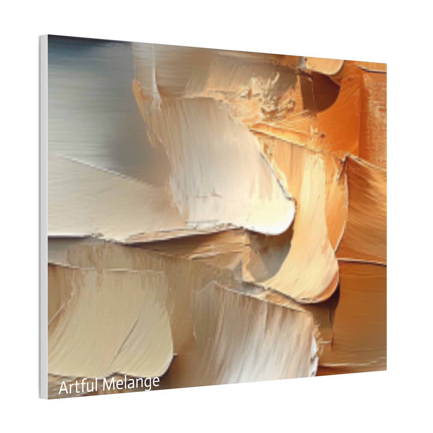 Acrylic Abstract Canvas Print - Richly Textured Artistry