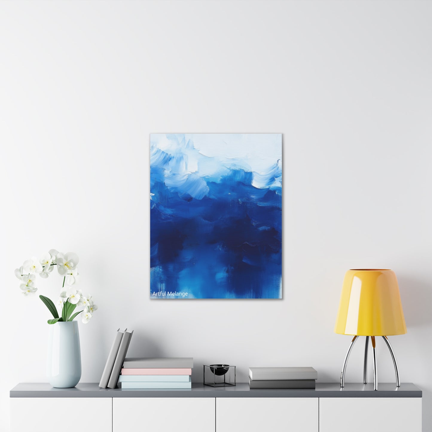 Acrylic Abstract Canvas Print - Richly Textured Artistry