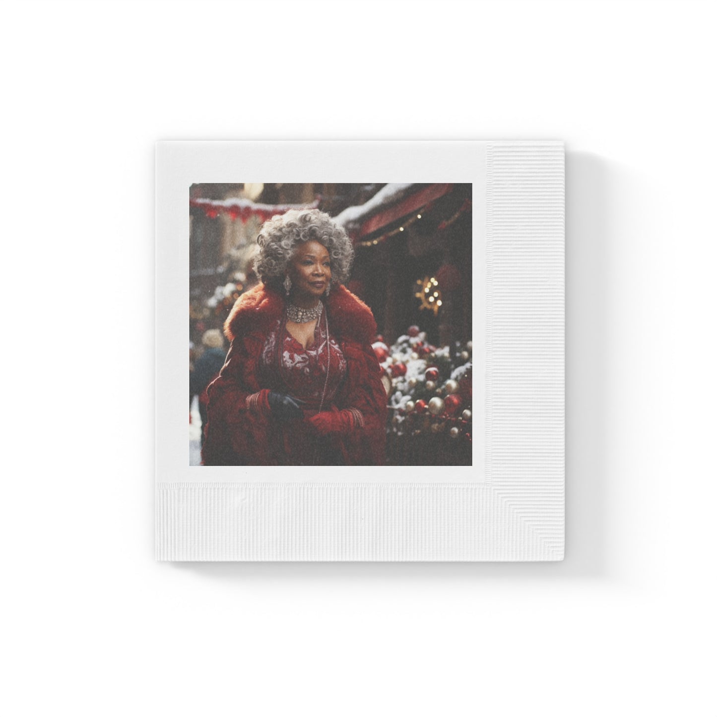 Regal Queen Claus Napkin Set 7