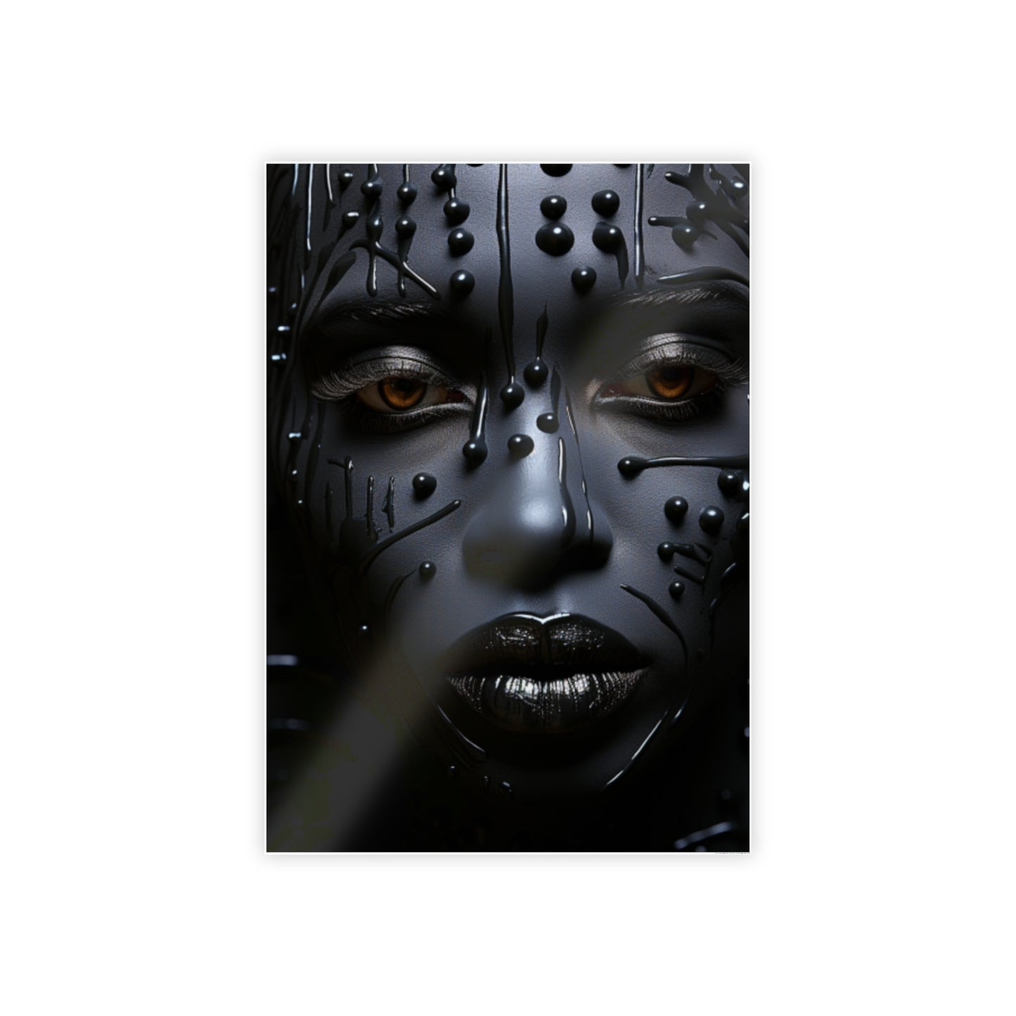 AfroElegance: Empowering Melanated Women Poster