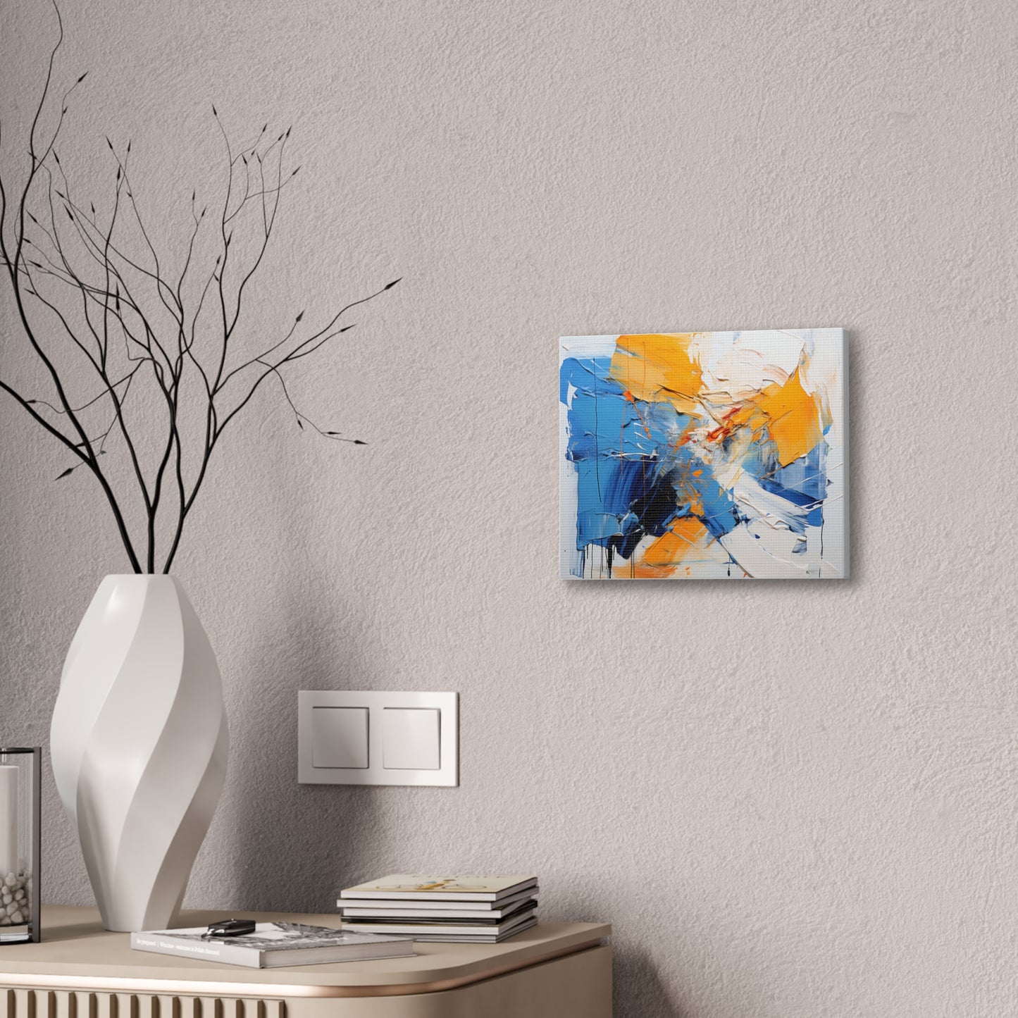 Copy of Timeless Elegance: Refined Vibrant Hues Canvas Print for Sophisticated Living Spaces