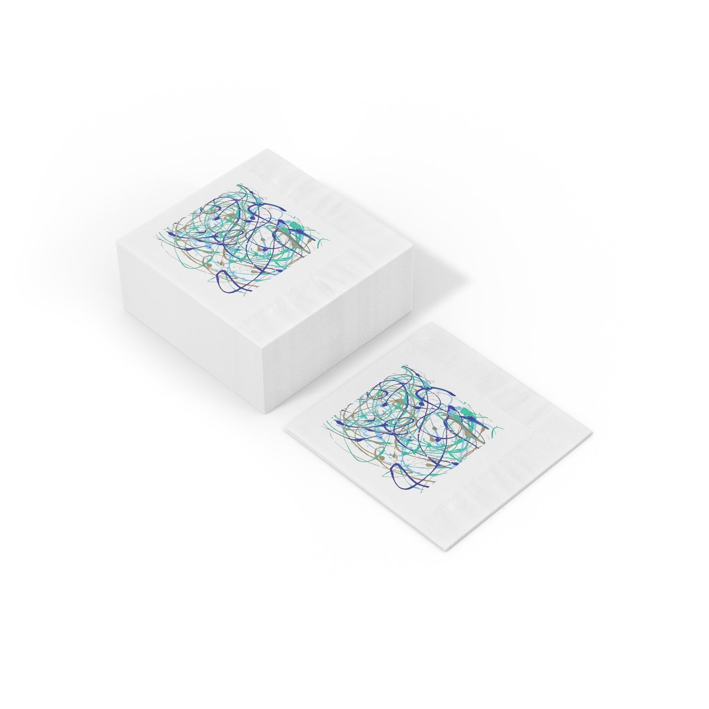 ChromaBlend™ Artistry Abstract Art Napkins”