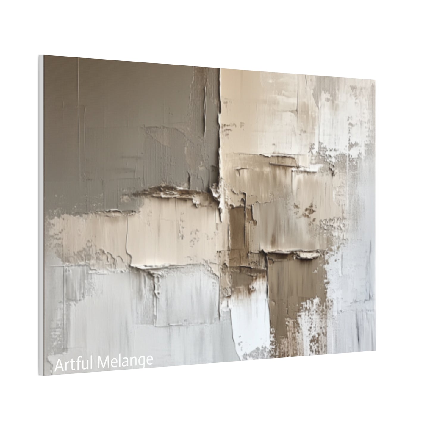 Acrylic Abstract Canvas Print - Richly Textured Artistry