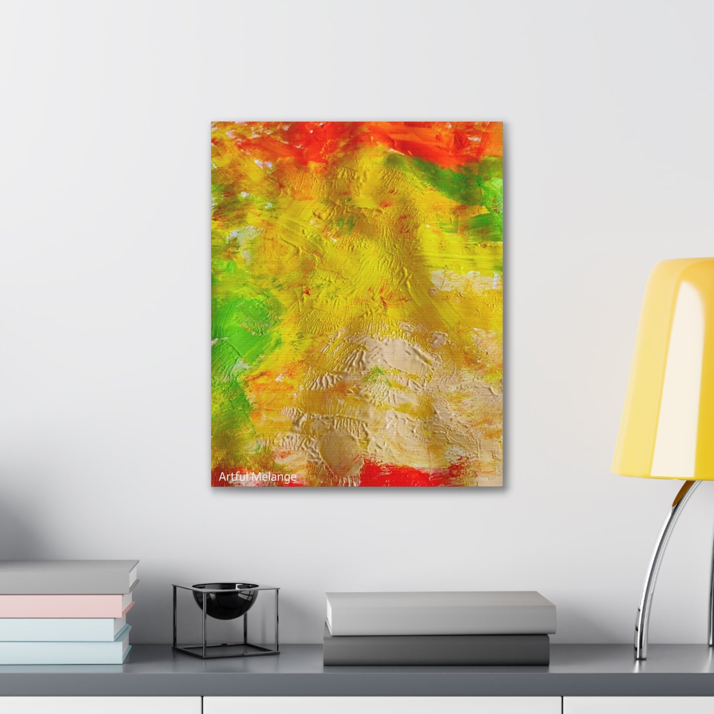 Acrylic Abstract Canvas Print - Richly Textured Artistry