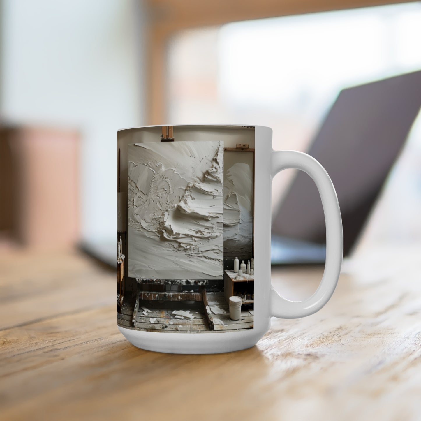 Artsy Abstract Ceramic Mug 15oz