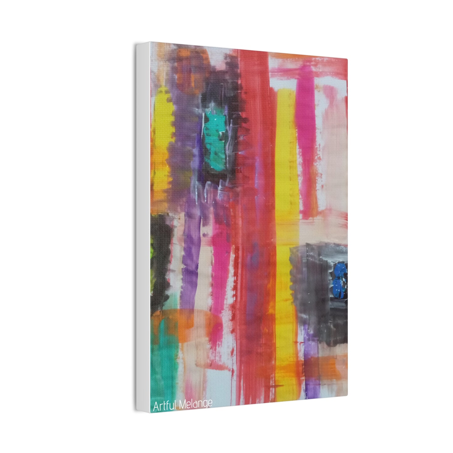 Primary Elegance: A Symphony of Sophistication Canvas Print