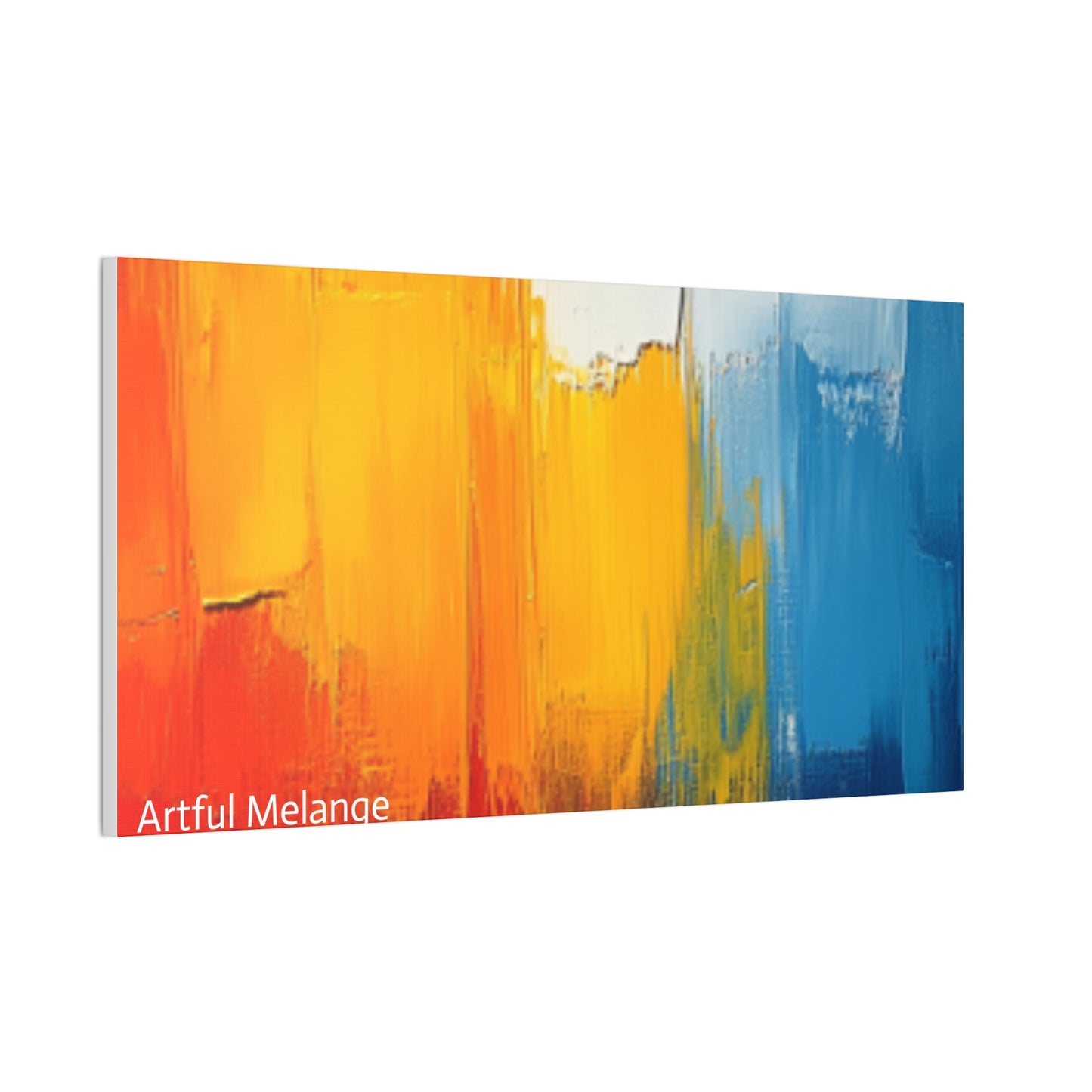 Acrylic Abstract Canvas Print - Richly Textured Artistry