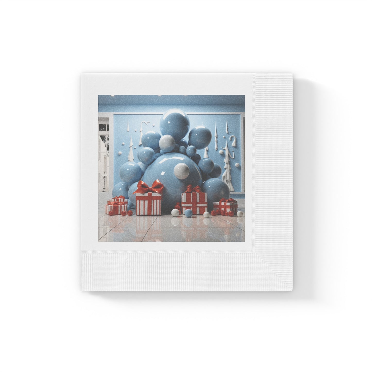 Dynamic Holiday Napkins for Sophisticated Living Spaces