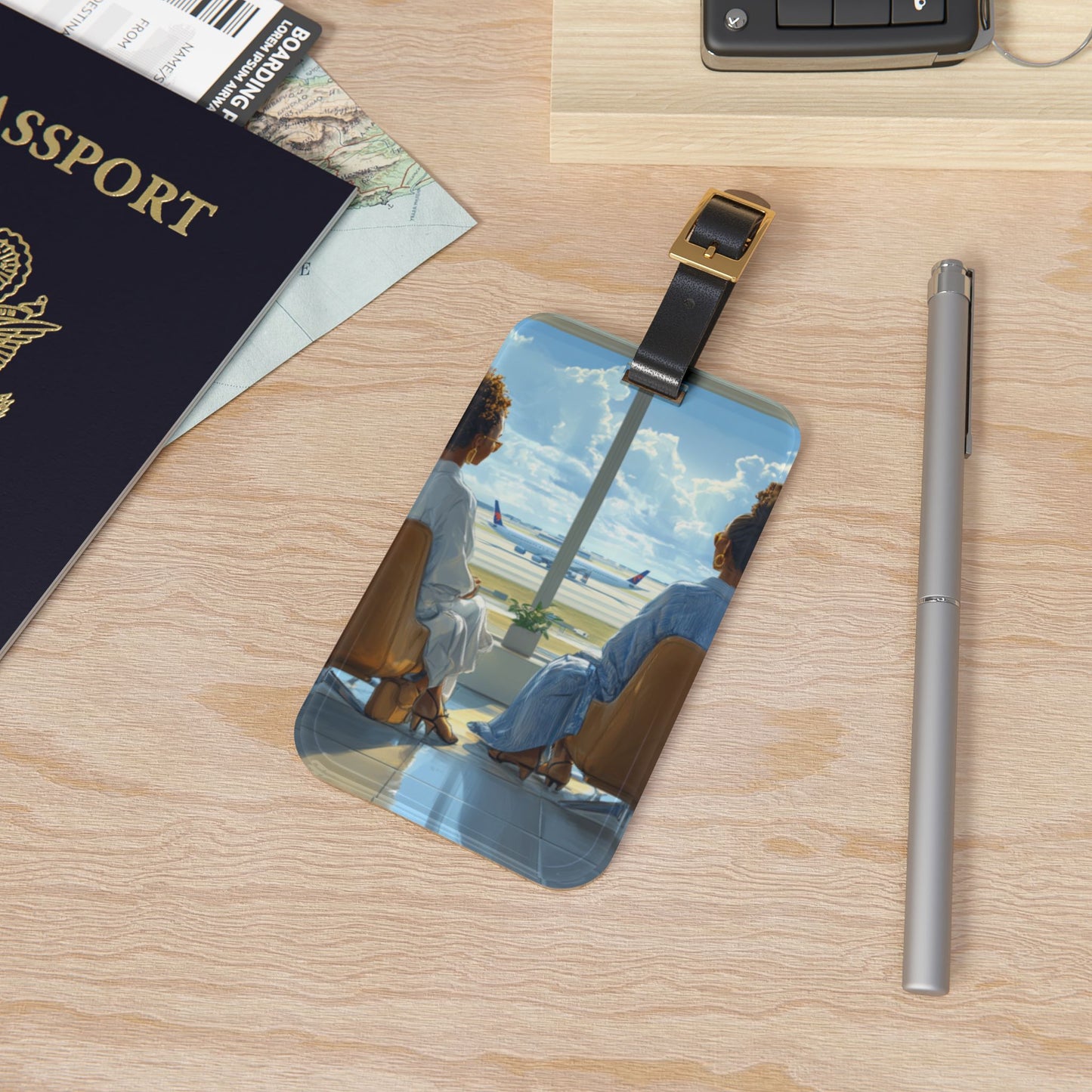 Art Voyage Sisters That Travel Luggage Tag Collection