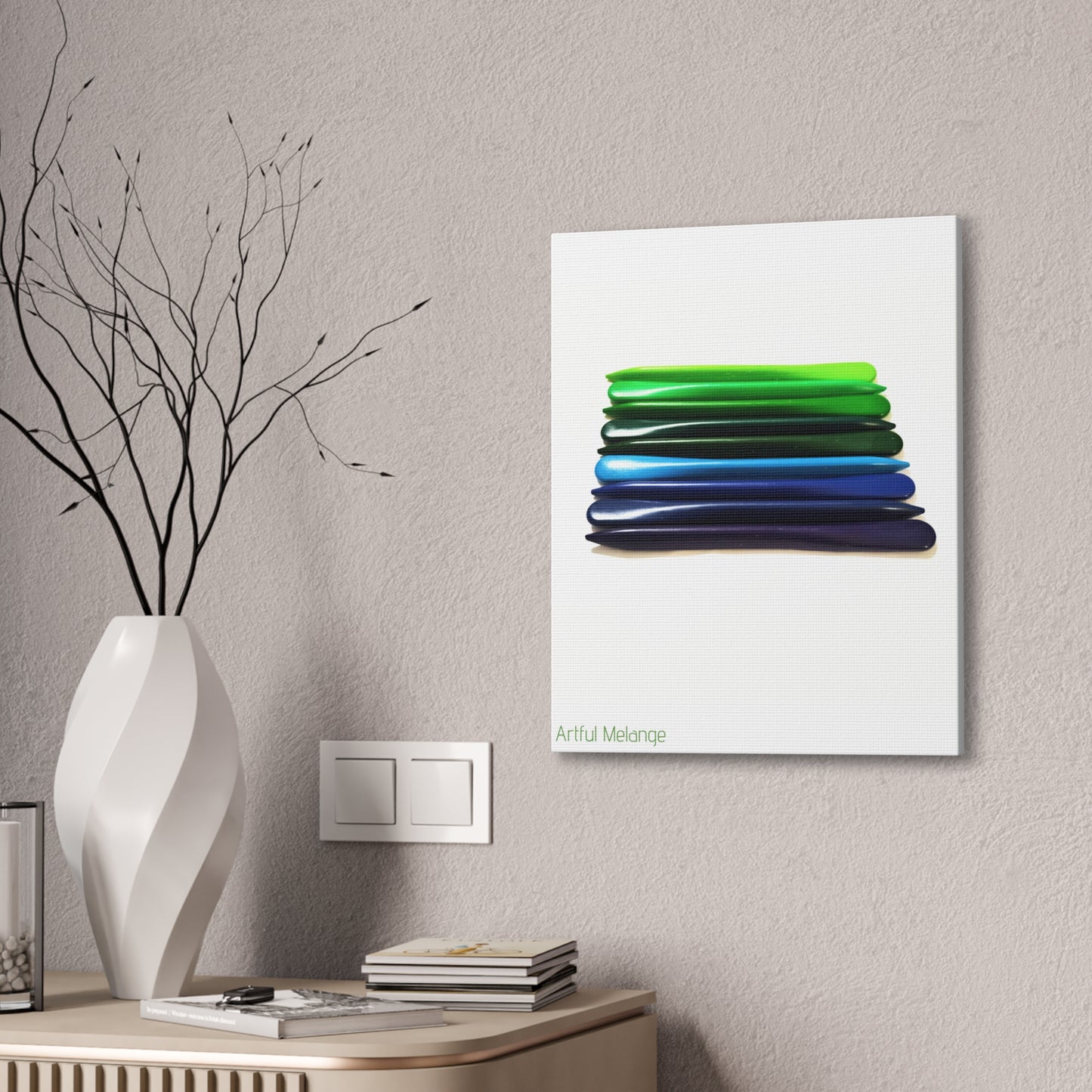 Spectrum Stacks: A Colorful Daydream in Posters and Canvas Prints