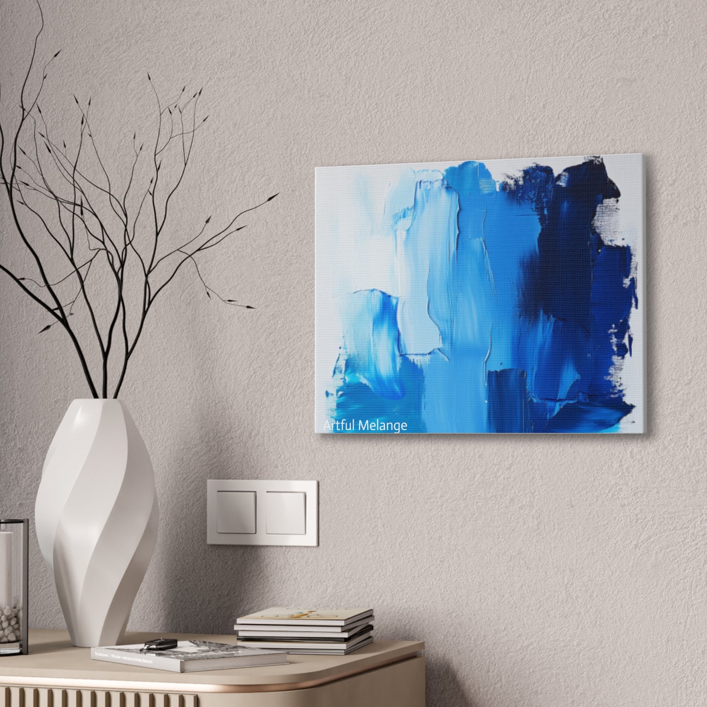 Acrylic Abstract Canvas Print - Richly Textured Artistry
