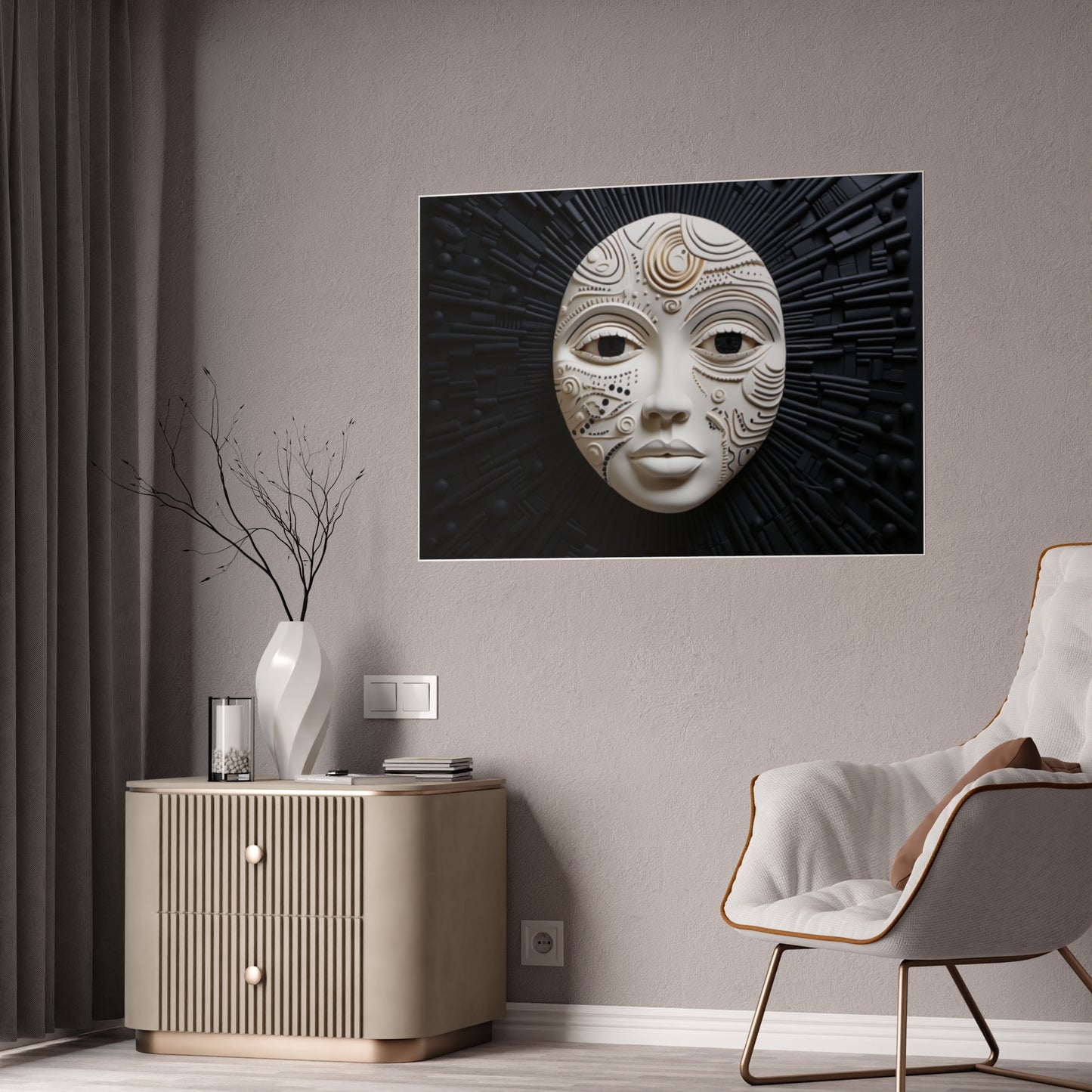 AfroElegance: Empowering Melanated Women Poster