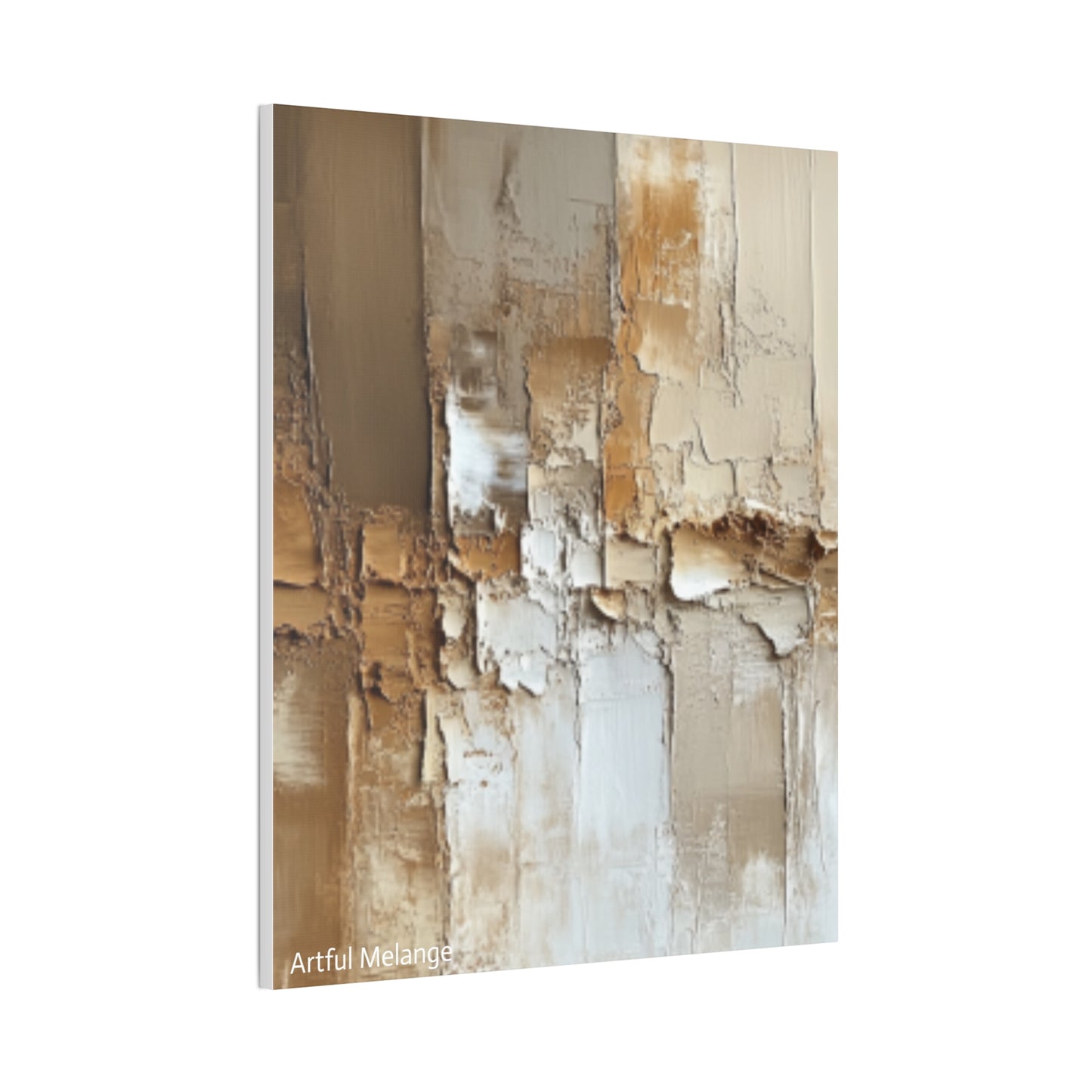 Acrylic Abstract Canvas Print - Richly Textured Artistry