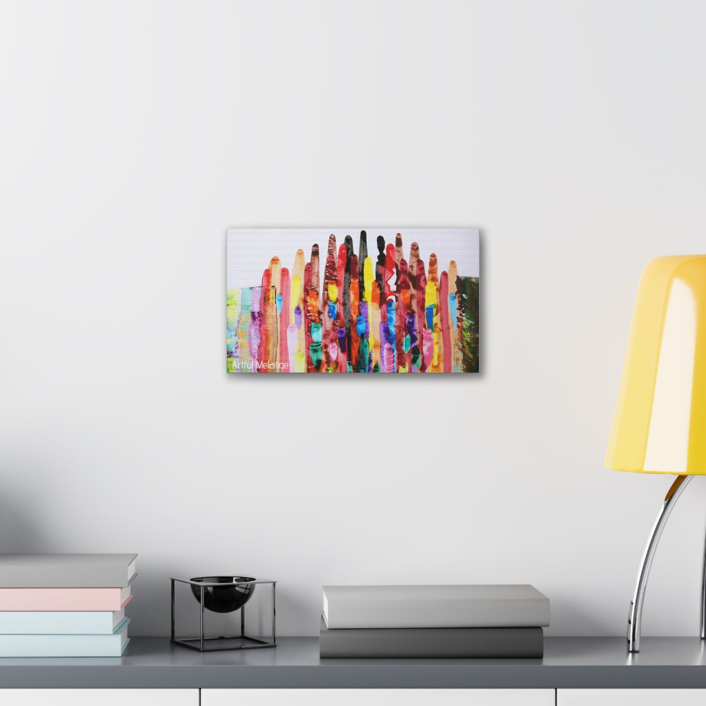 Primary Elegance: A Symphony of Sophistication Canvas Print