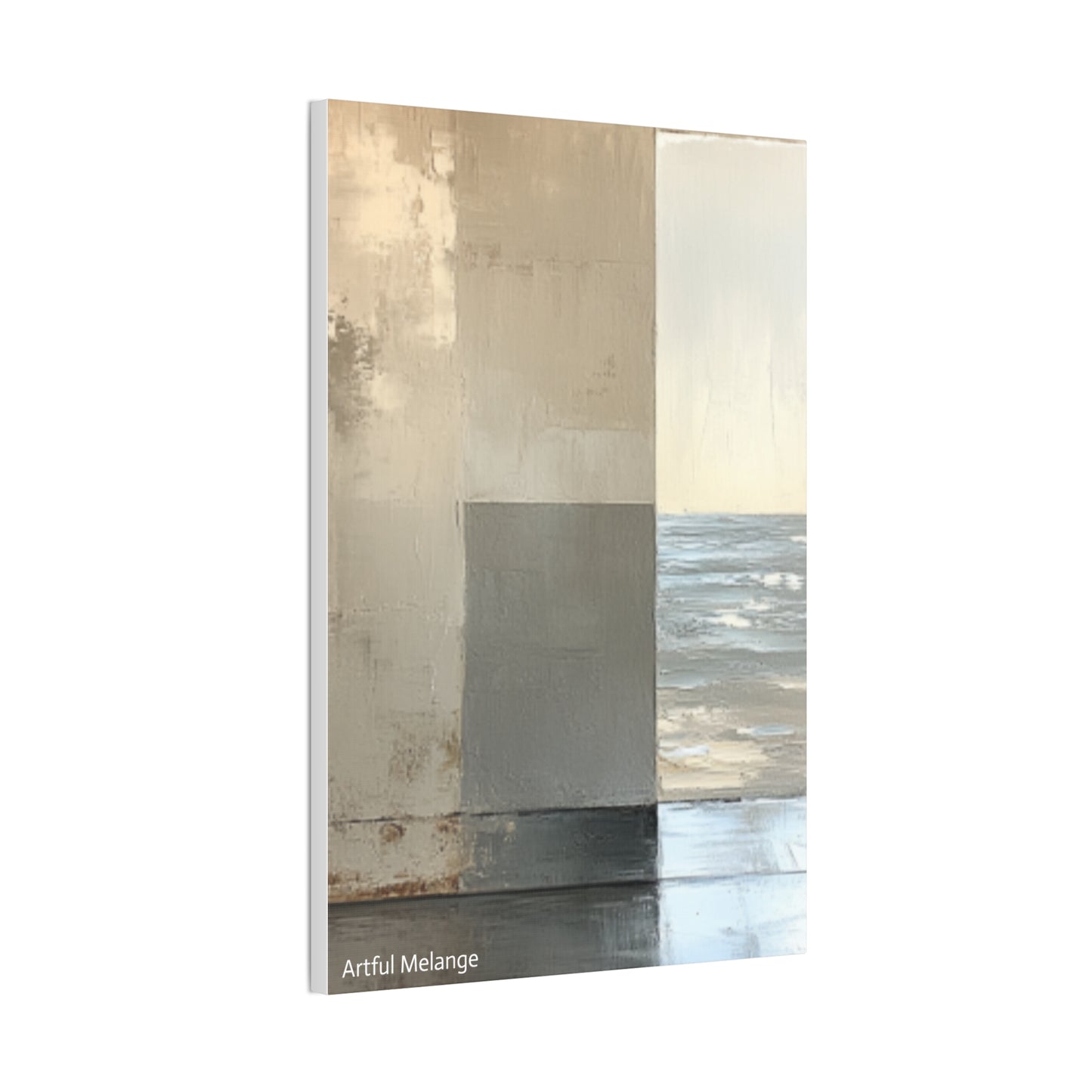 Acrylic Abstract Canvas Print - Richly Textured Artistry