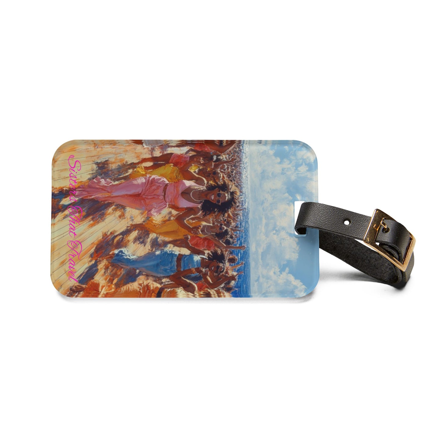 Art Voyage Sisters That Travel Luggage Tag Collection