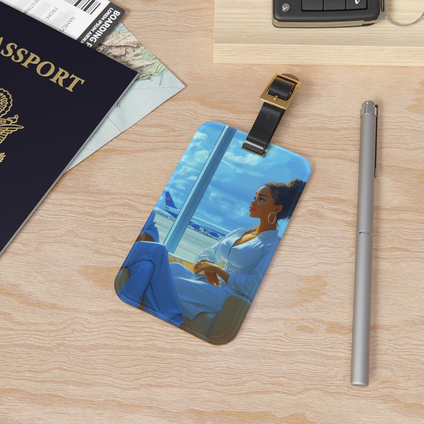 Art Voyage Sisters That Travel Luggage Tag Collection