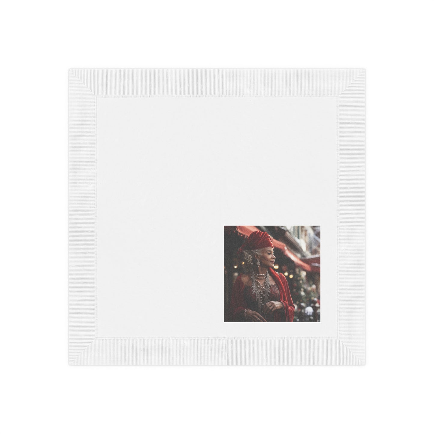 Regal Queen Claus Napkin Set 3