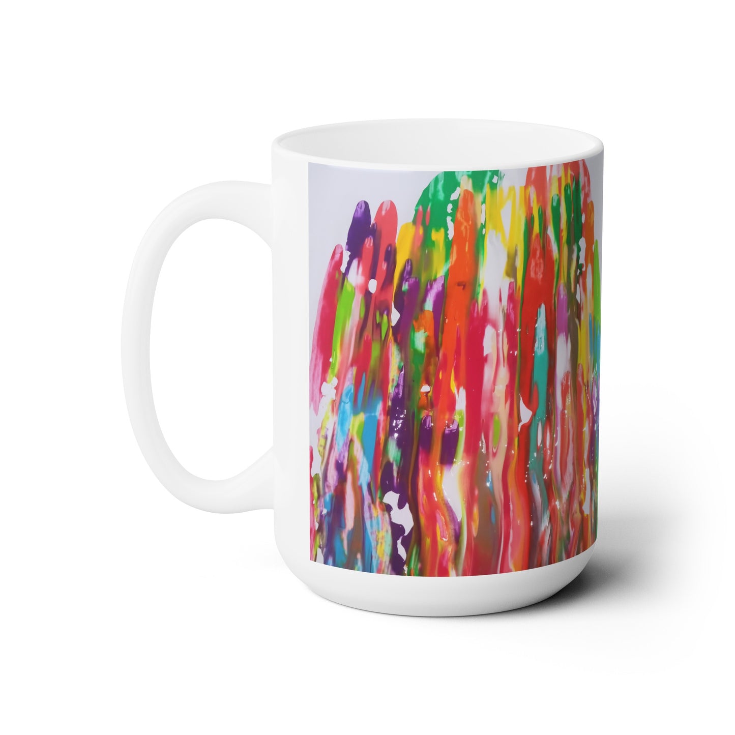 Artsy Abstract Ceramic Mug 15oz