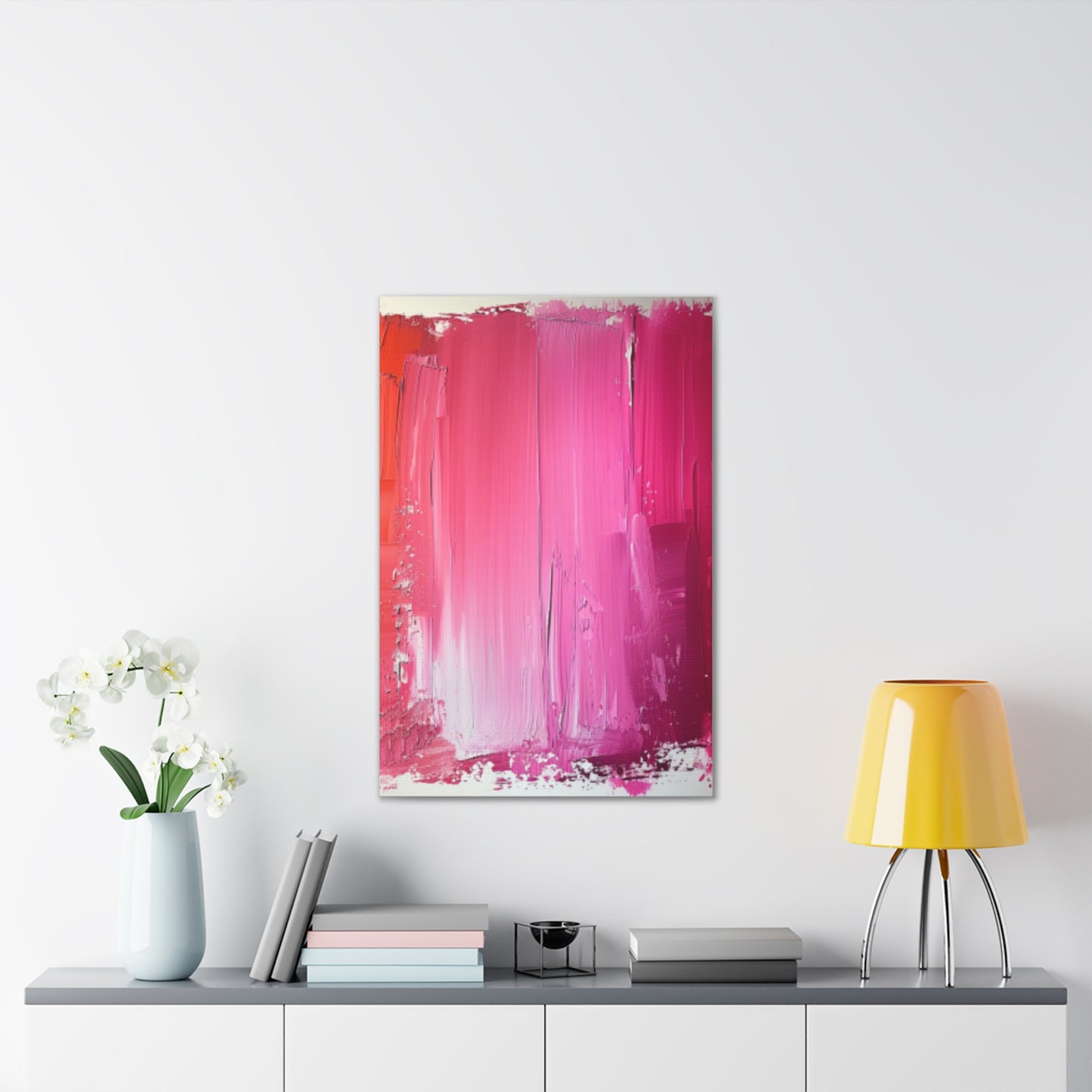 In The Pink: A Symphony of Sophistication Canvas Print
