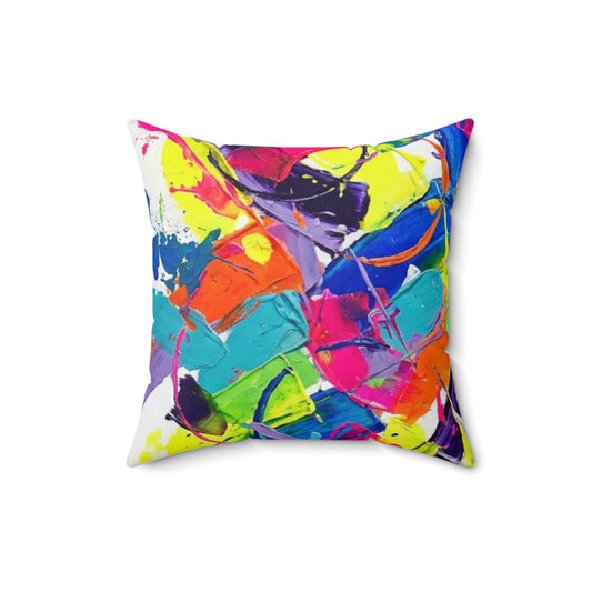 Artistic Abstractions: Abstract Acrylic Art Pillows Collection
