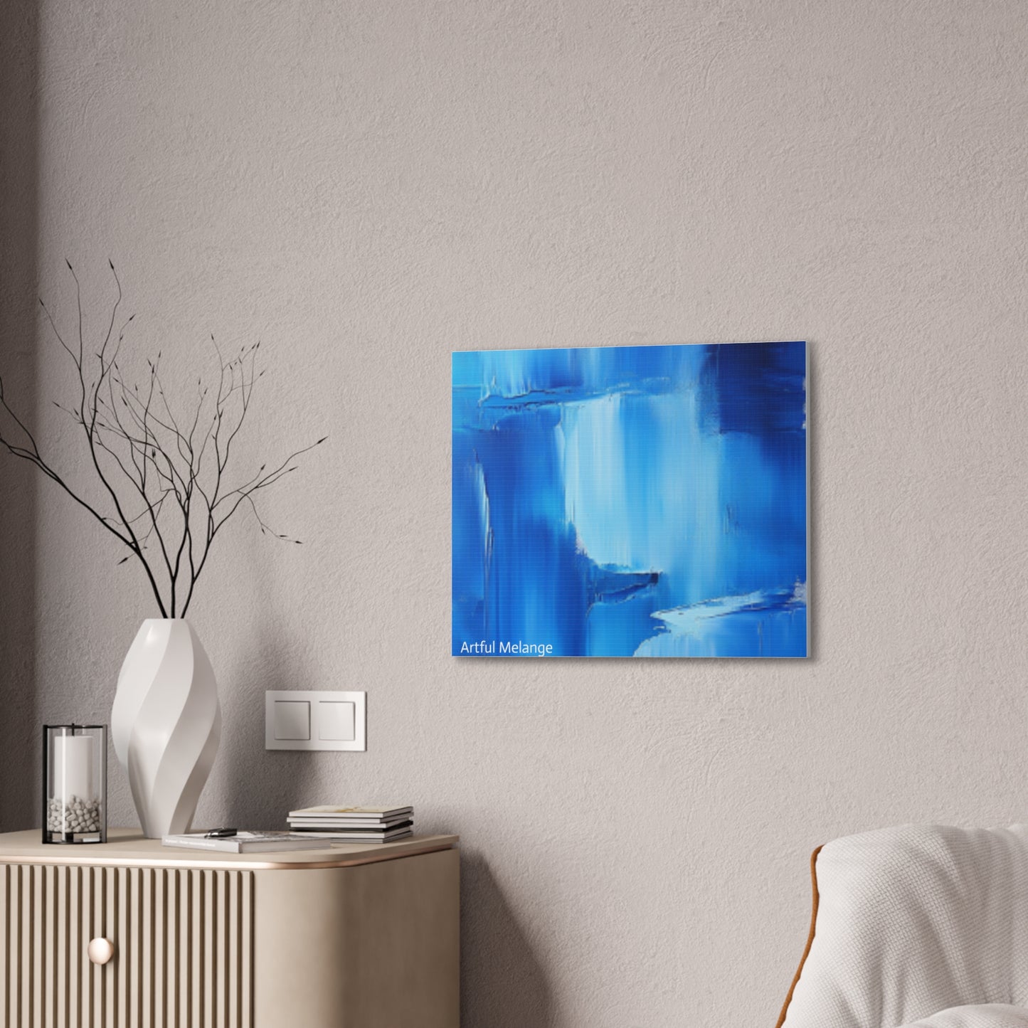 Acrylic Abstract Canvas Print - Richly Textured Artistry