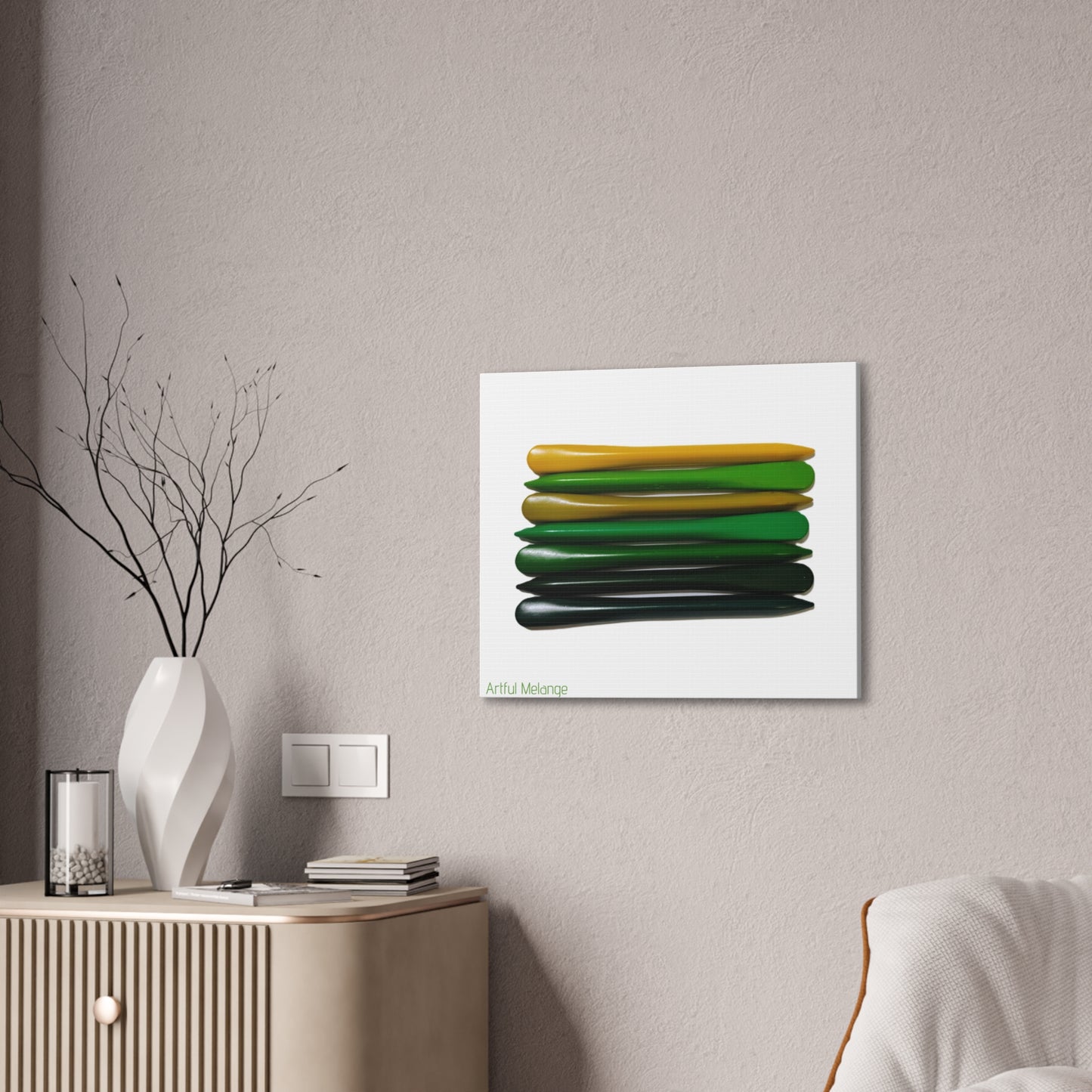 Spectrum Stacks: A Colorful Daydream in Posters and Canvas Prints
