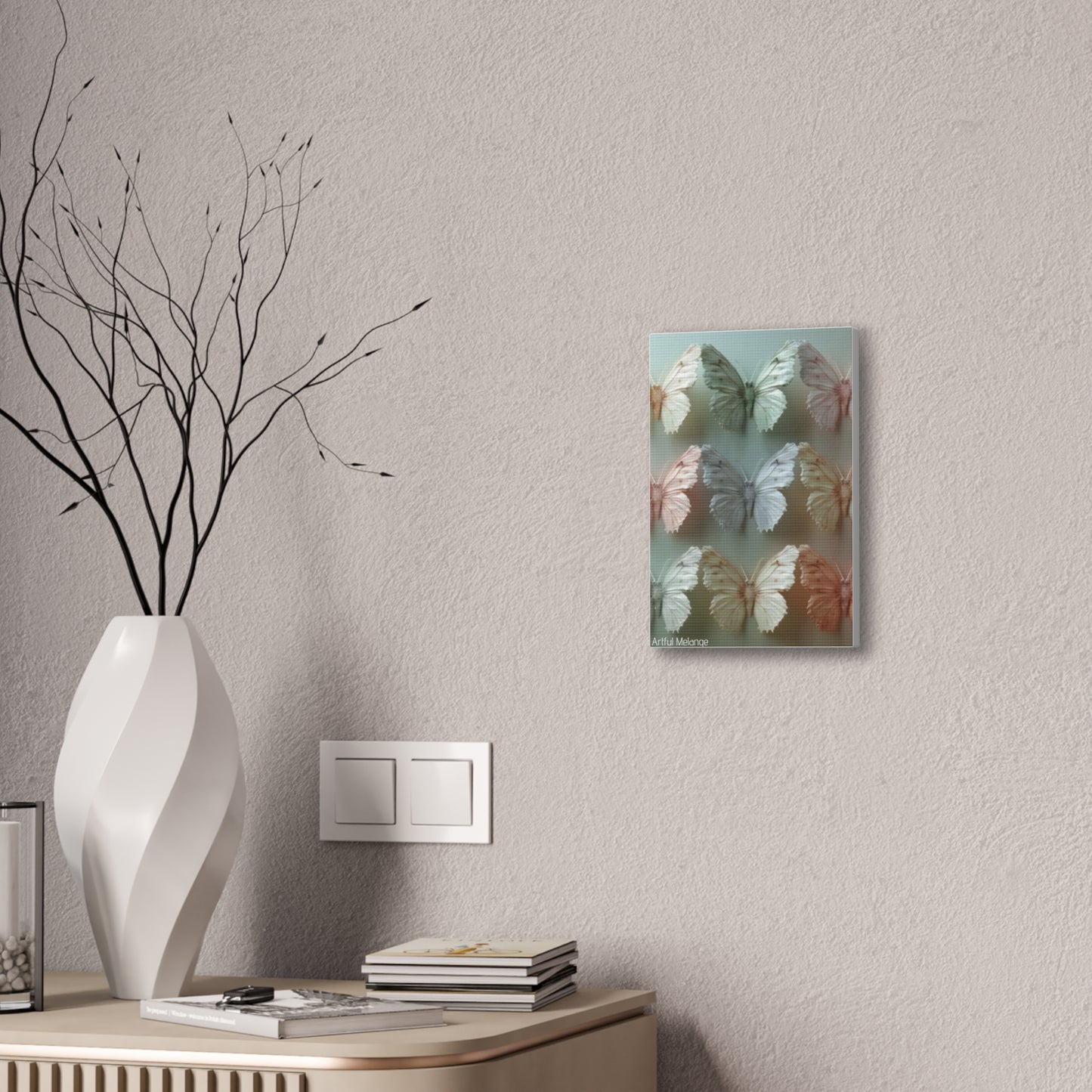 Fluttering Dreams: Butterfly Canvas Print Collection