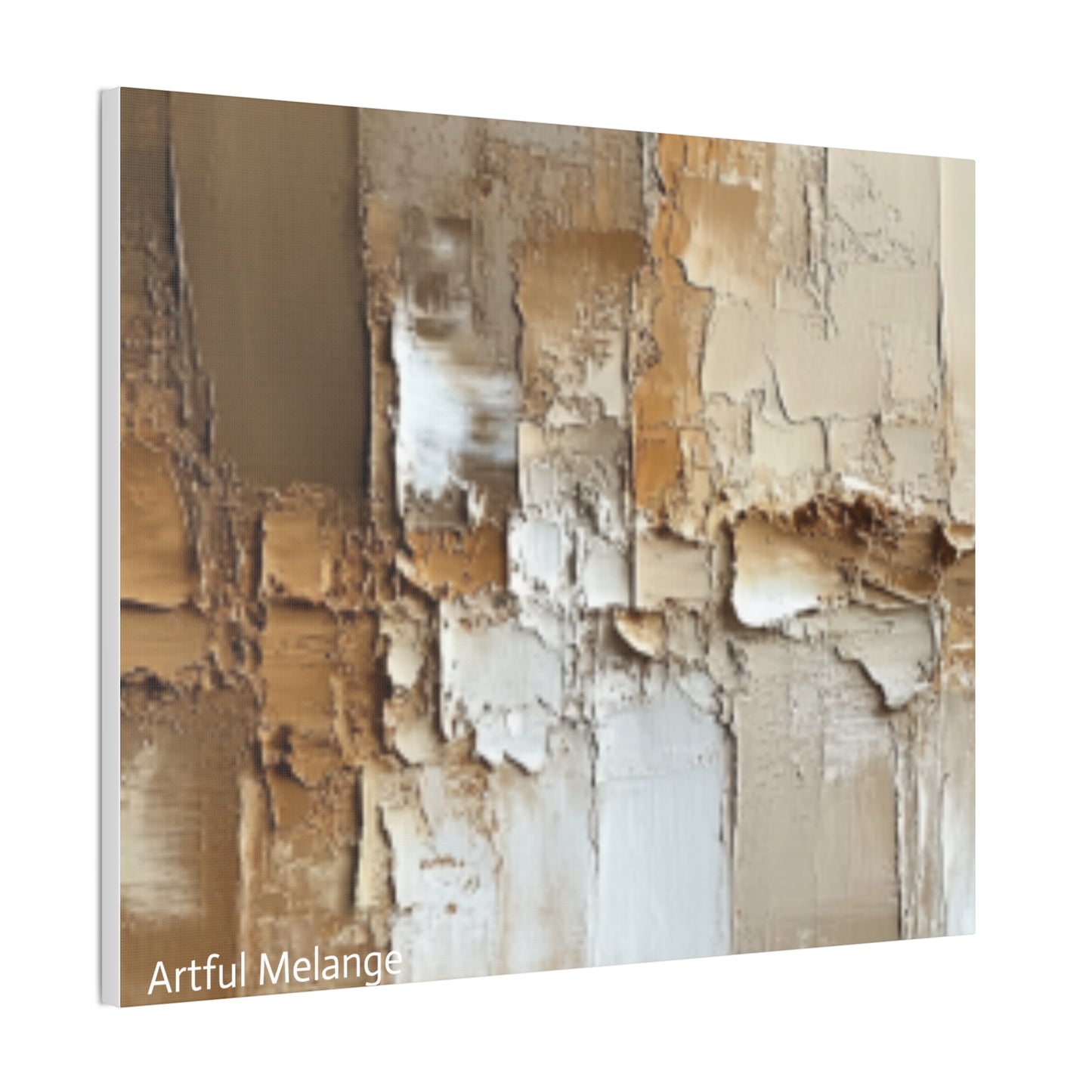 Acrylic Abstract Canvas Print - Richly Textured Artistry