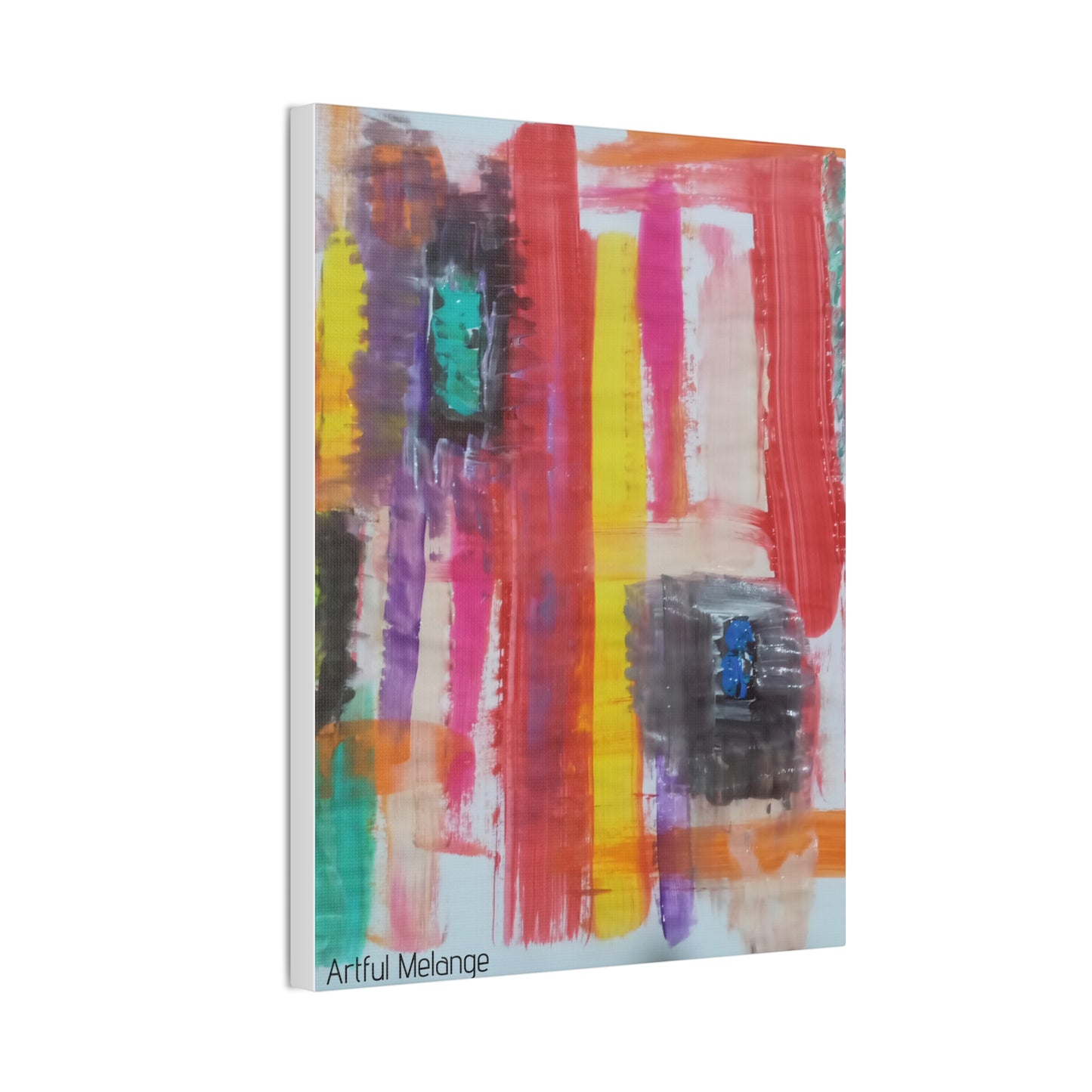 Primary Elegance: A Symphony of Sophistication Canvas Print