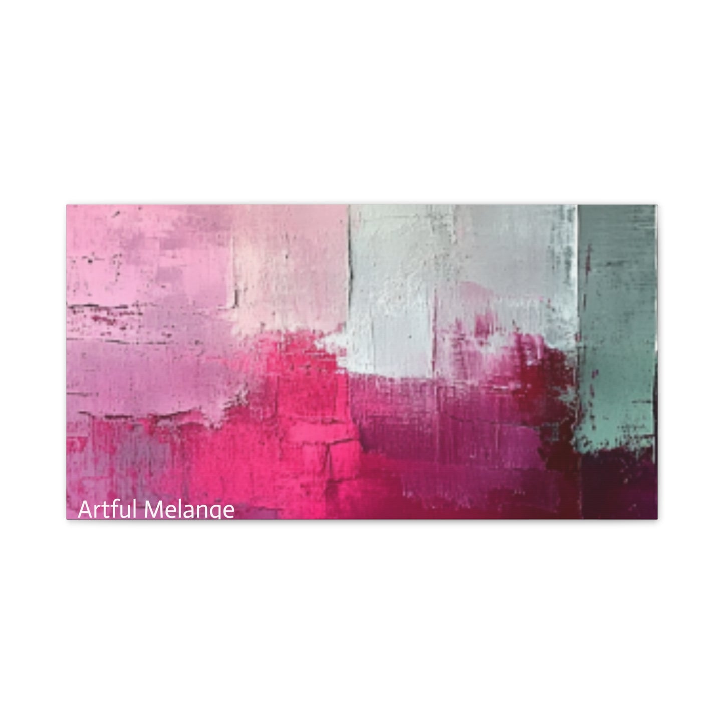 Acrylic Abstract Canvas Print - Richly Textured Artistry
