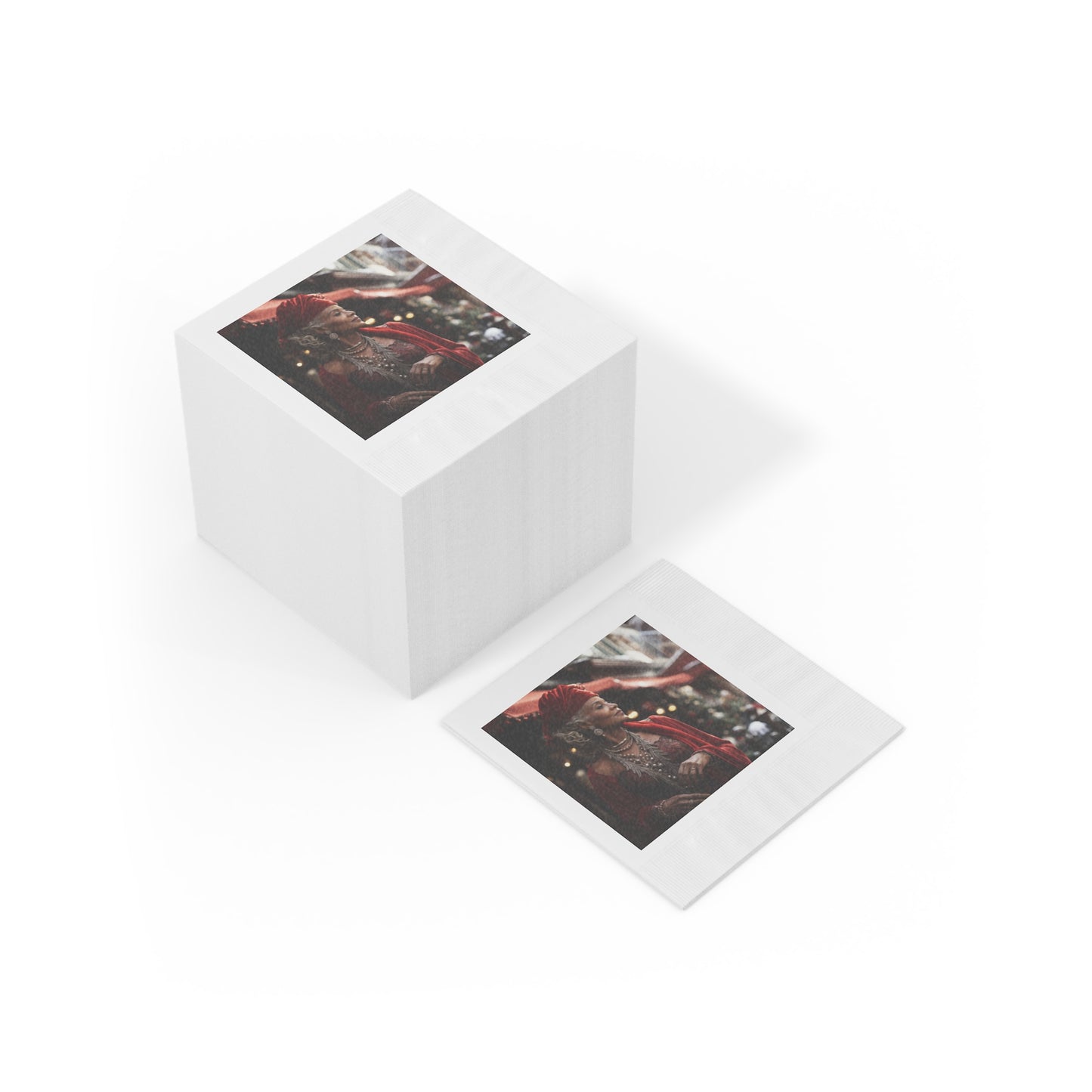 Regal Queen Claus Napkin Set 3