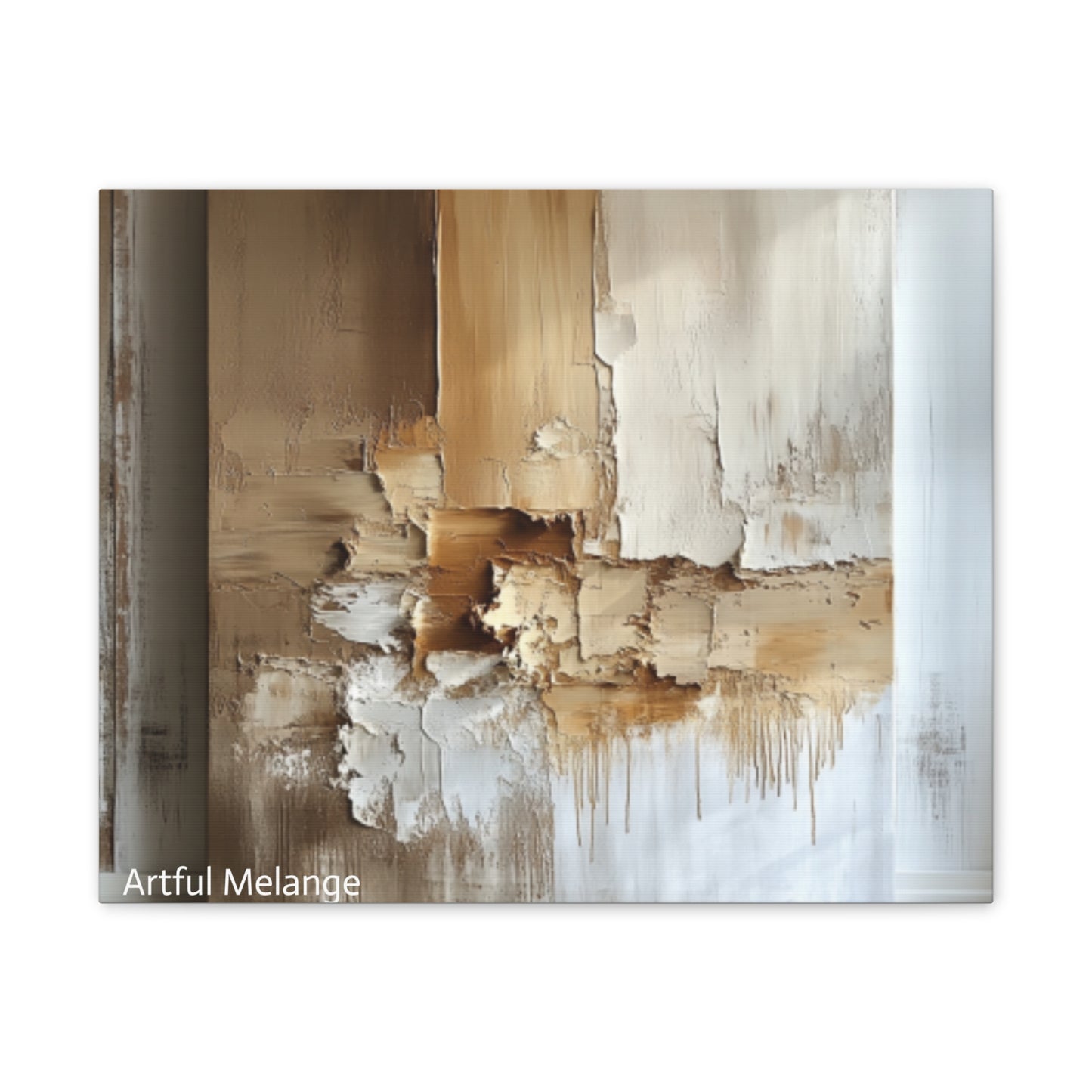 Acrylic Abstract Canvas Print - Richly Textured Artistry
