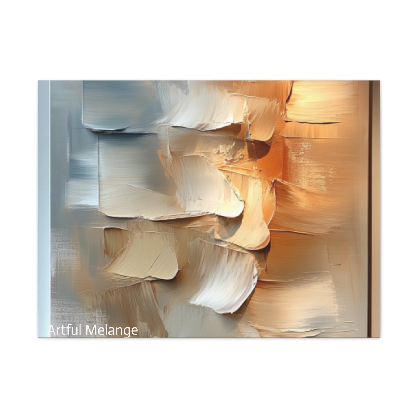 Acrylic Abstract Canvas Print - Richly Textured Artistry
