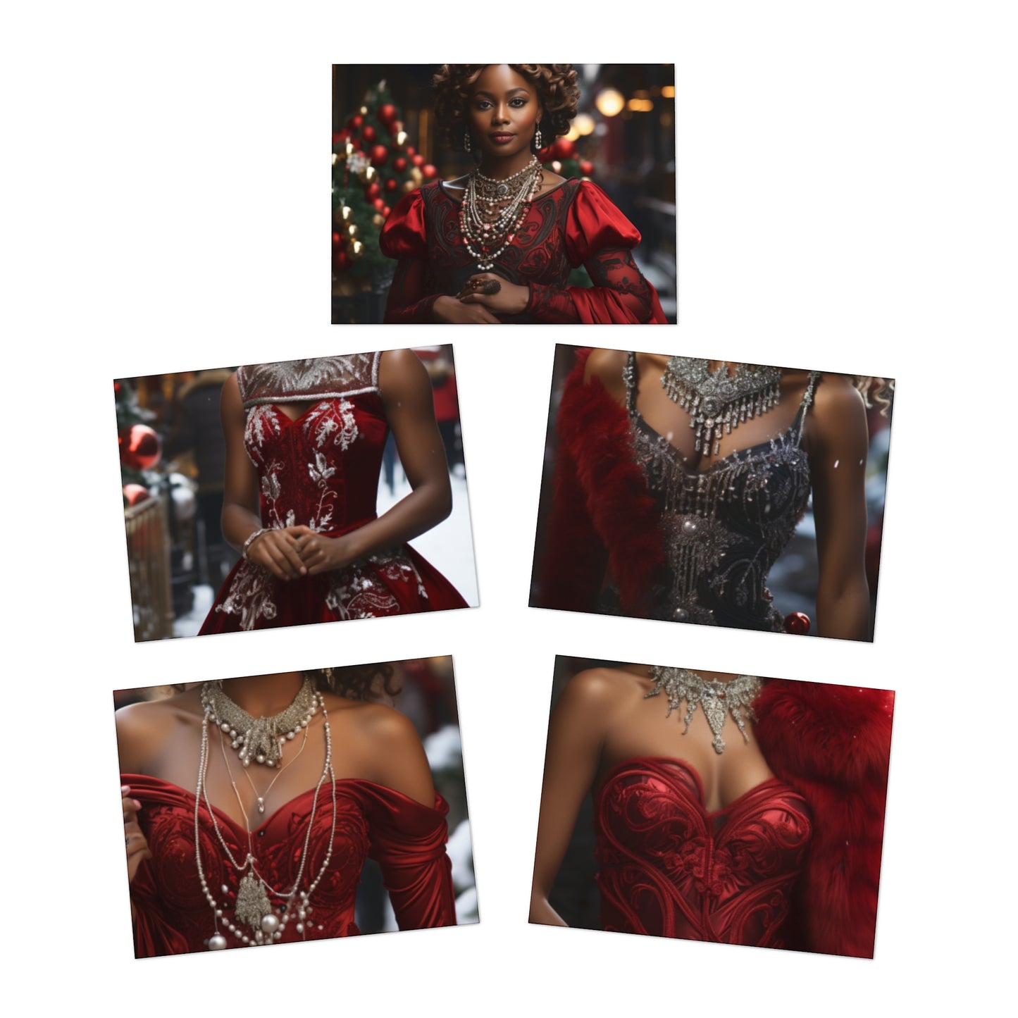 Princess Claus Note Card Set/Variety One (5-Pack)