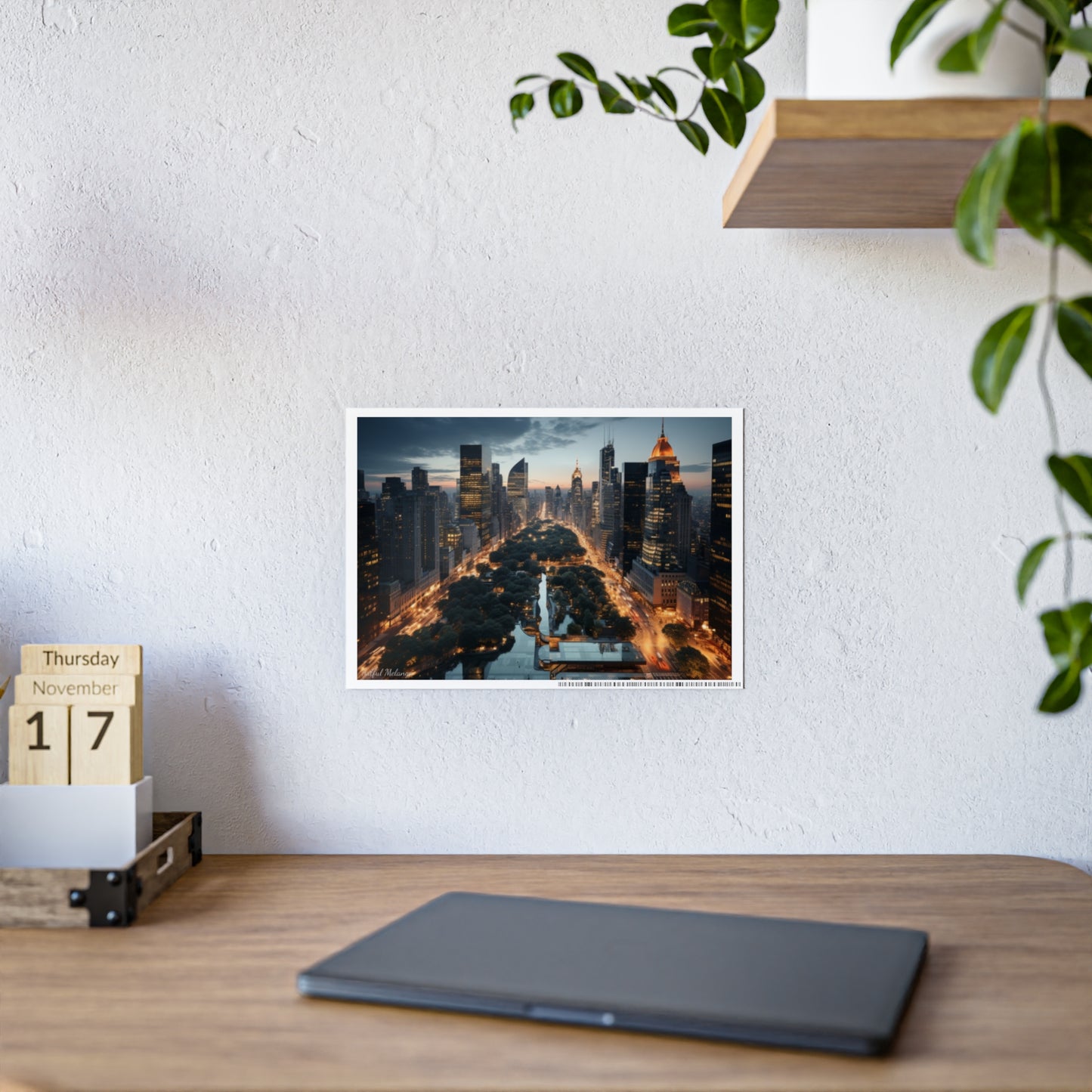 Skyline Vista: Hyper-Realistic 3D Cityscape Posters
