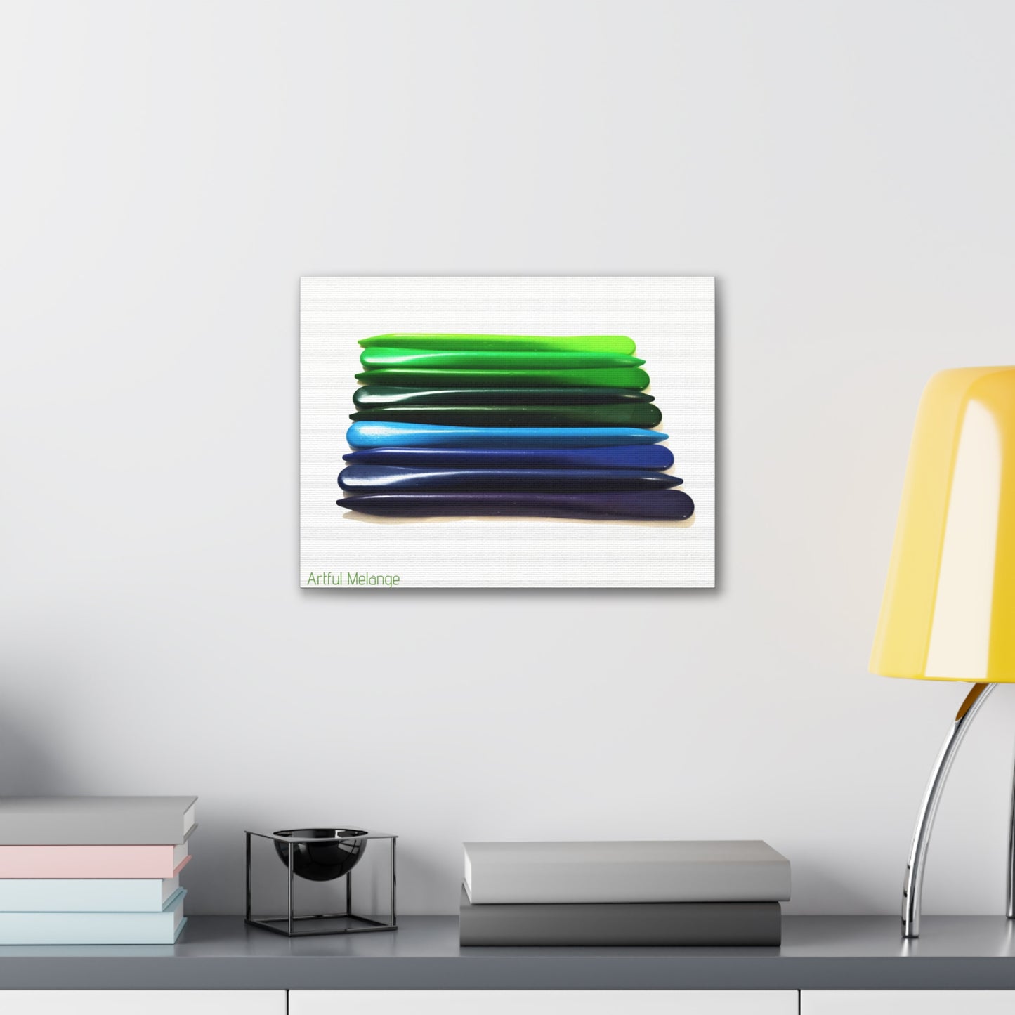 Spectrum Stacks: A Colorful Daydream in Posters and Canvas Prints