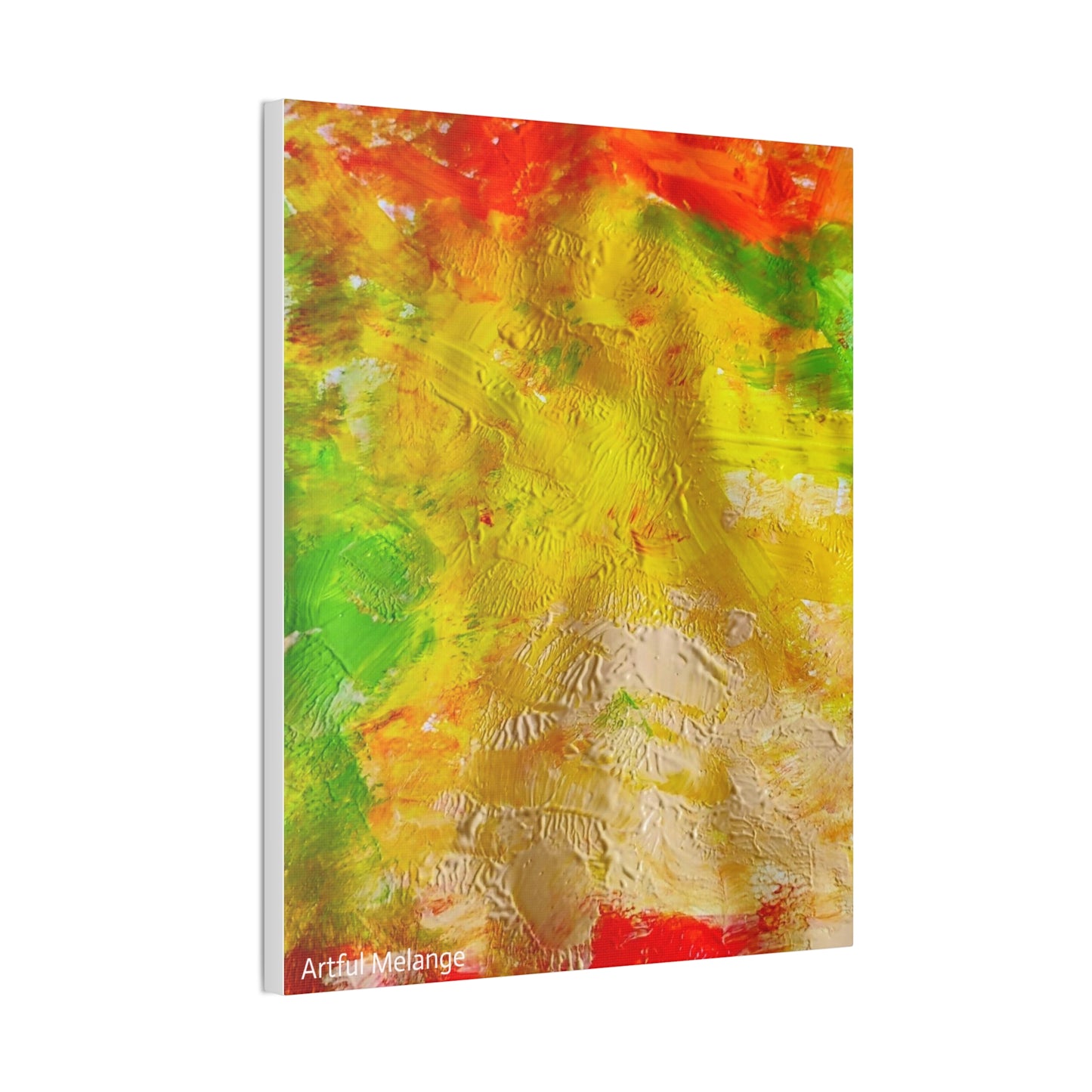 Acrylic Abstract Canvas Print - Richly Textured Artistry