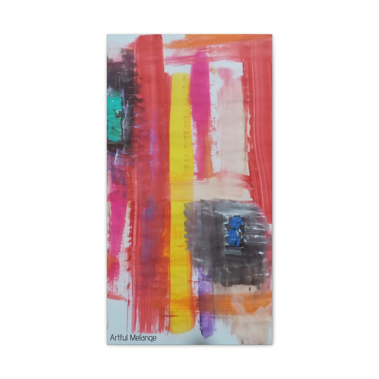 Primary Elegance: A Symphony of Sophistication Canvas Print