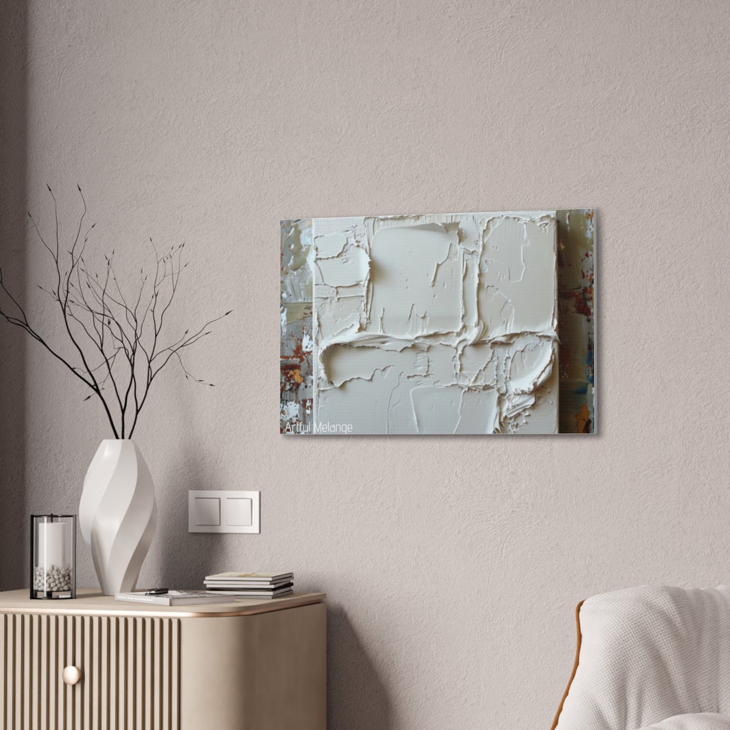 Primary Elegance: A Symphony of Sophistication Canvas Print