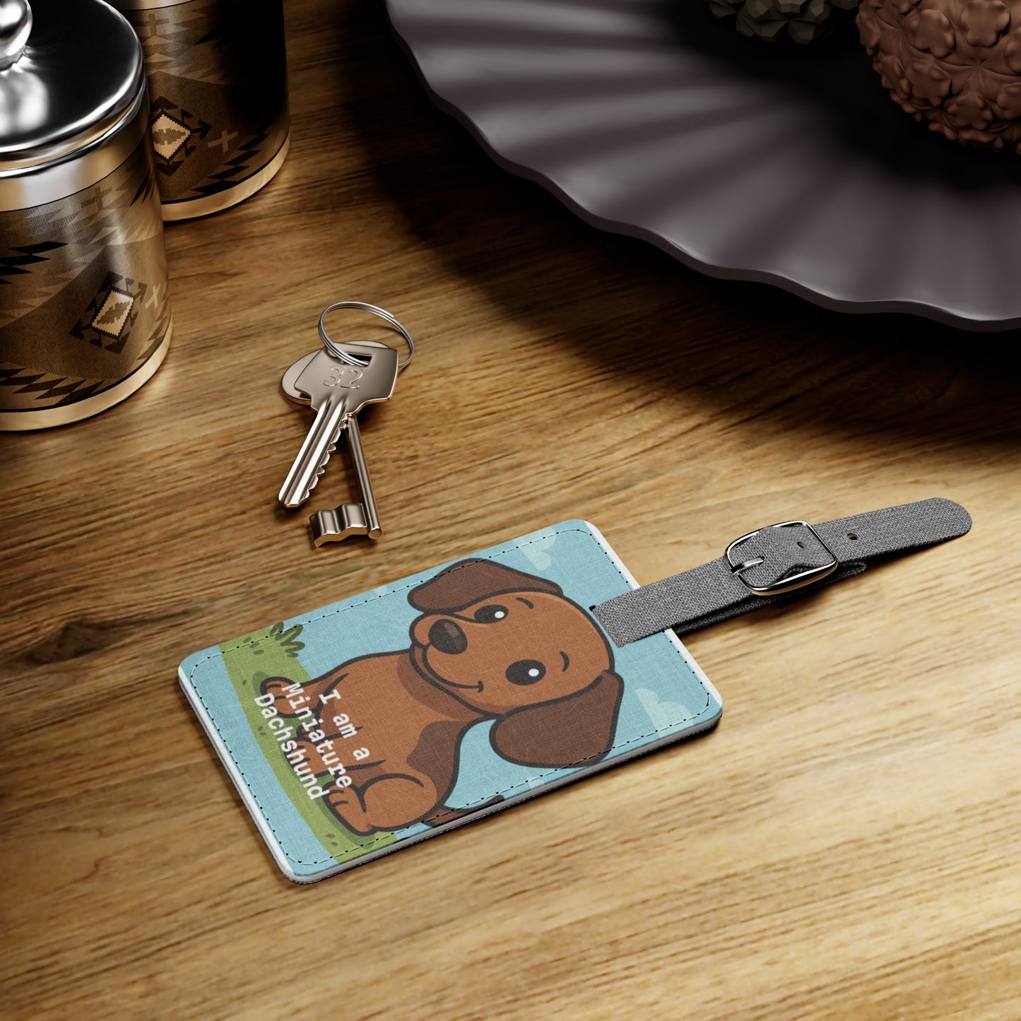 Pawfect Travels™ Pet-Inspired Luggage Tag, Rectangle ( Personalizable)