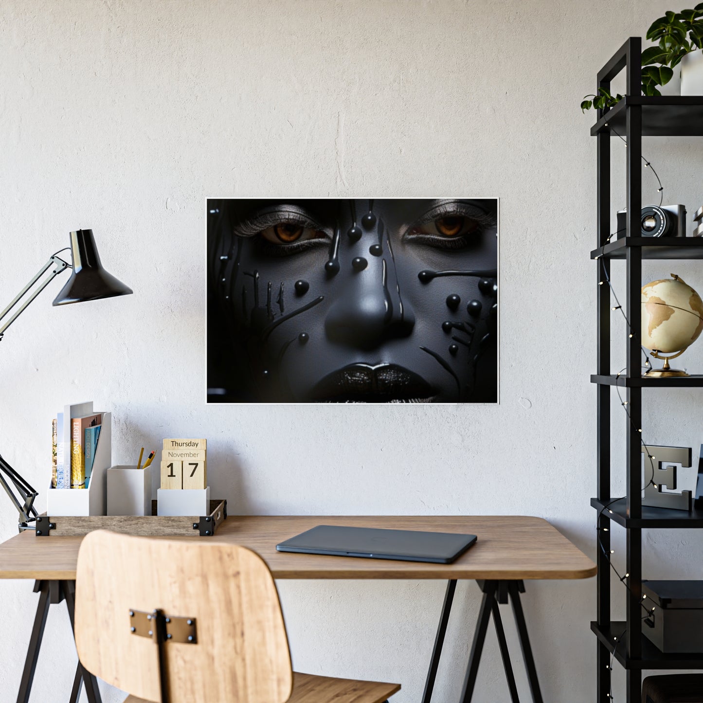 AfroElegance: Empowering Melanated Women Poster