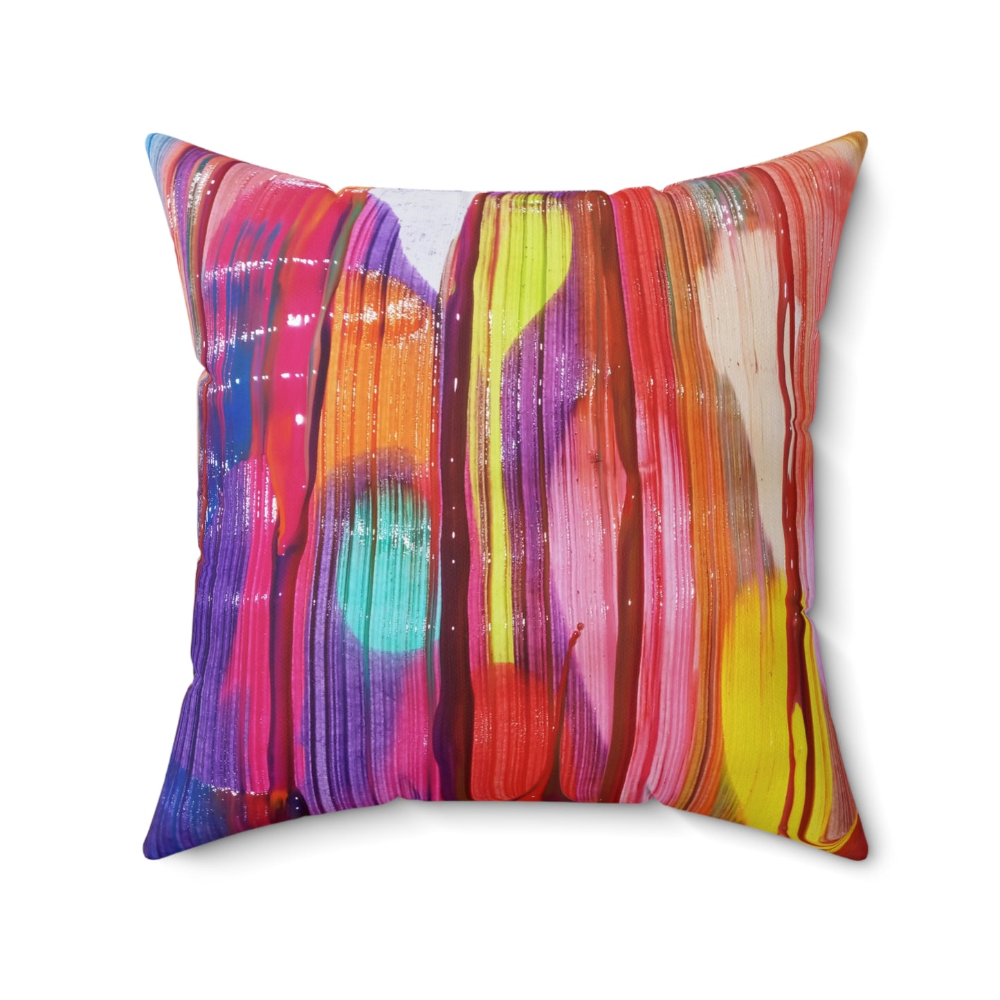 Artistic Abstractions: Abstract Acrylic Art Pillows Collection
