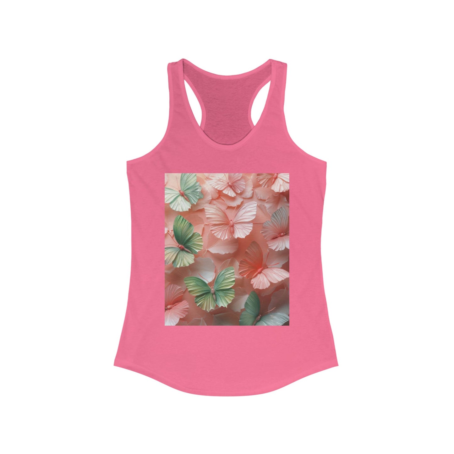Flutter & Flow | Women's Razorback White T-Shirts with Artistic Butterflies 2