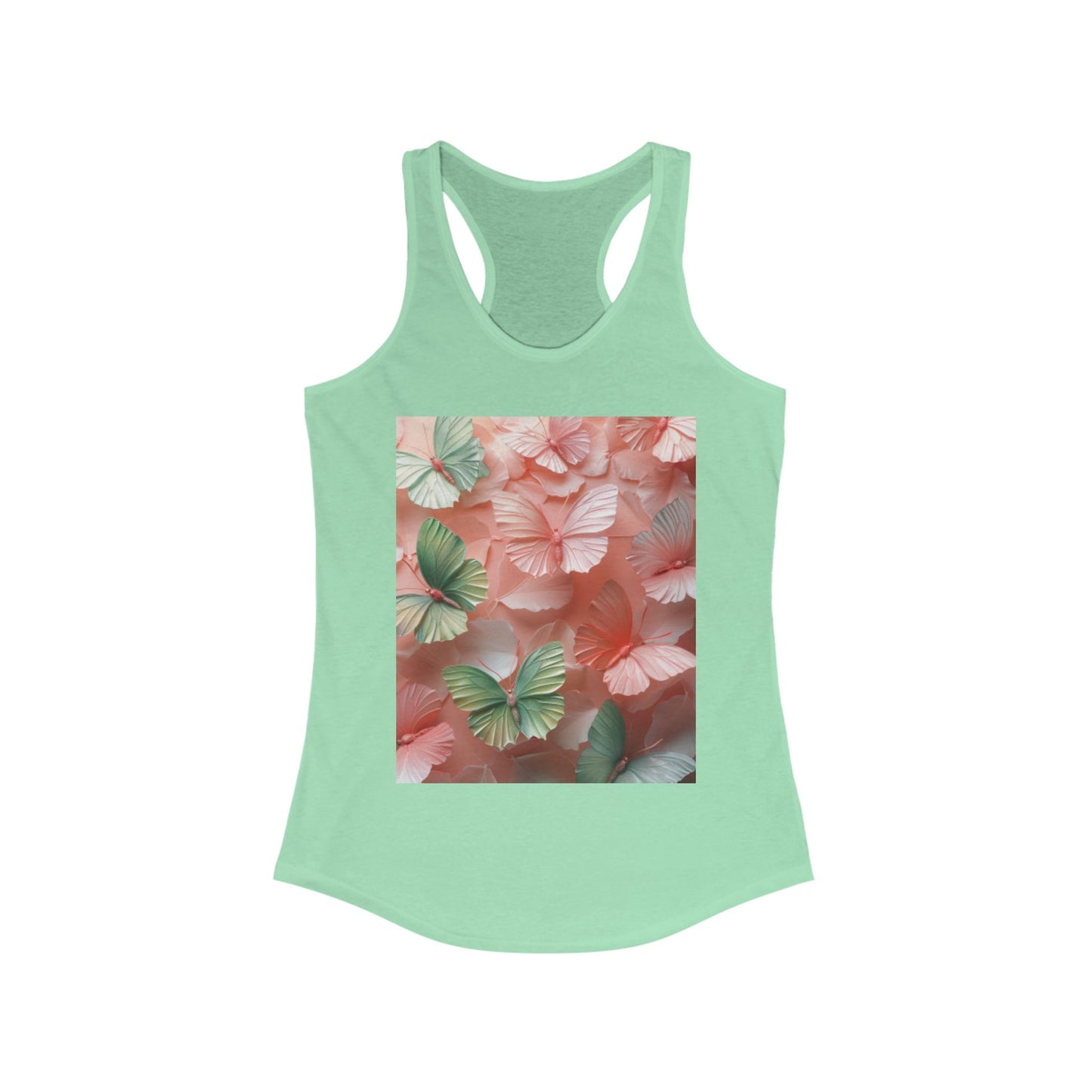 Flutter & Flow | Women's Razorback White T-Shirts with Artistic Butterflies 2