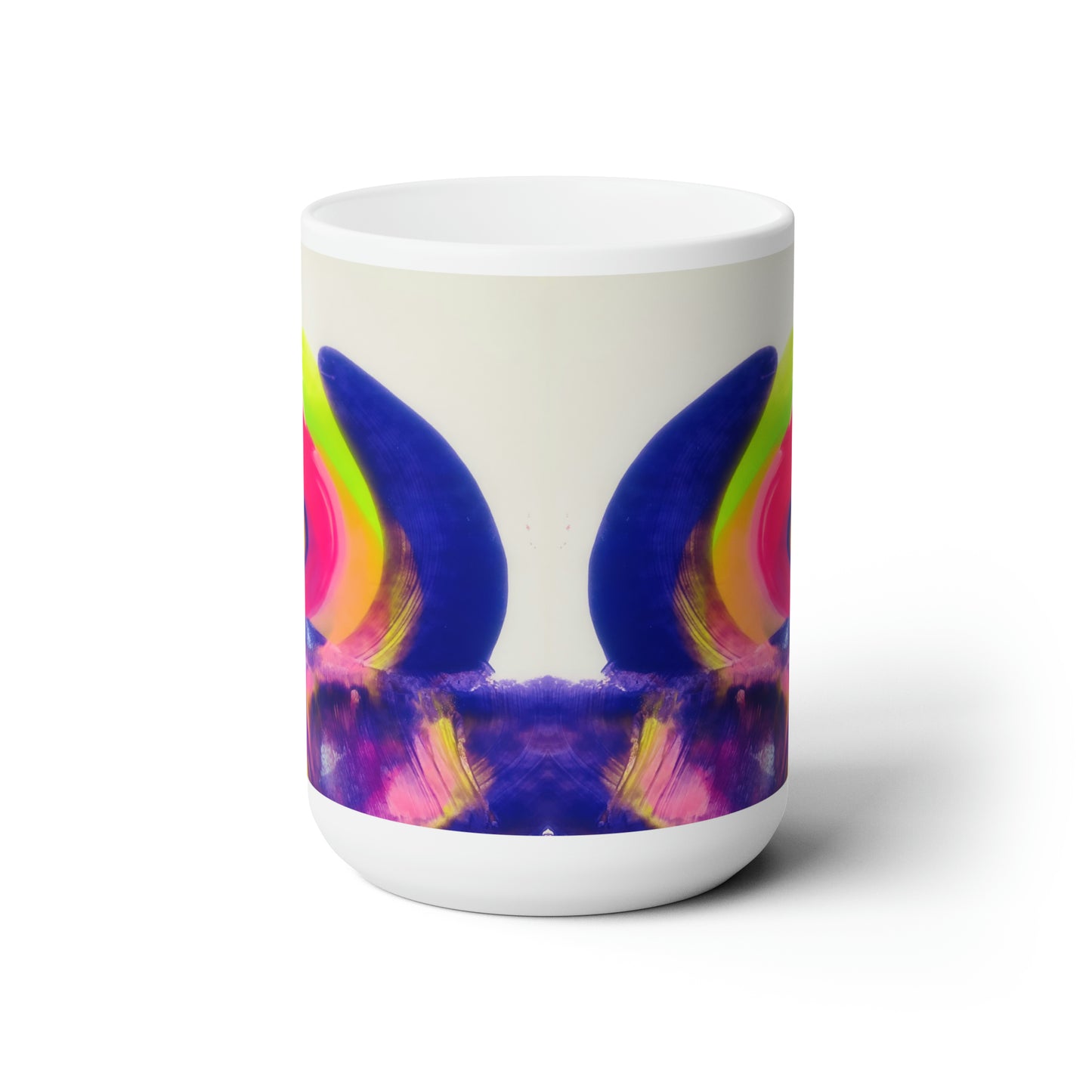 Artsy Abstract Ceramic Mug 15oz