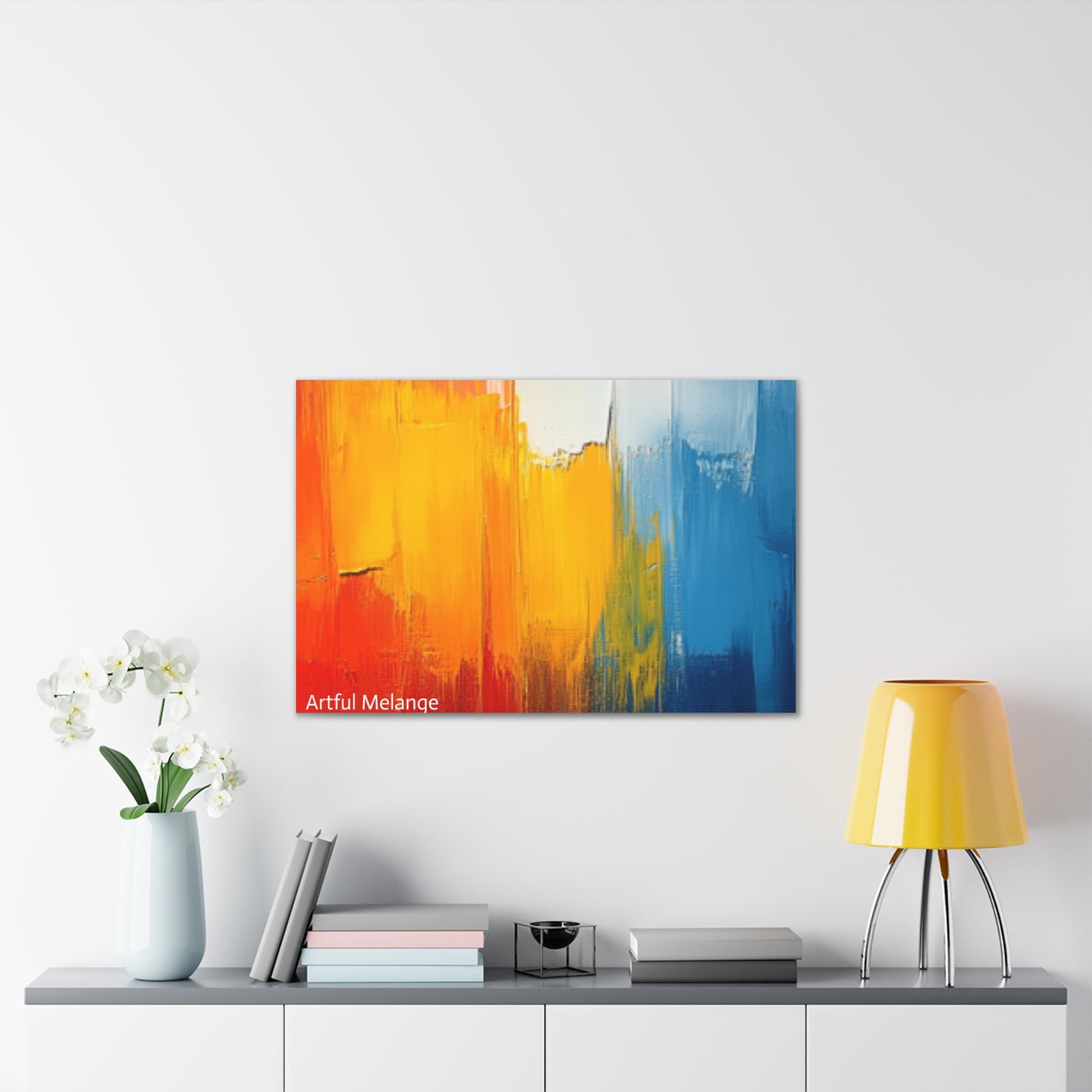 Acrylic Abstract Canvas Print - Richly Textured Artistry