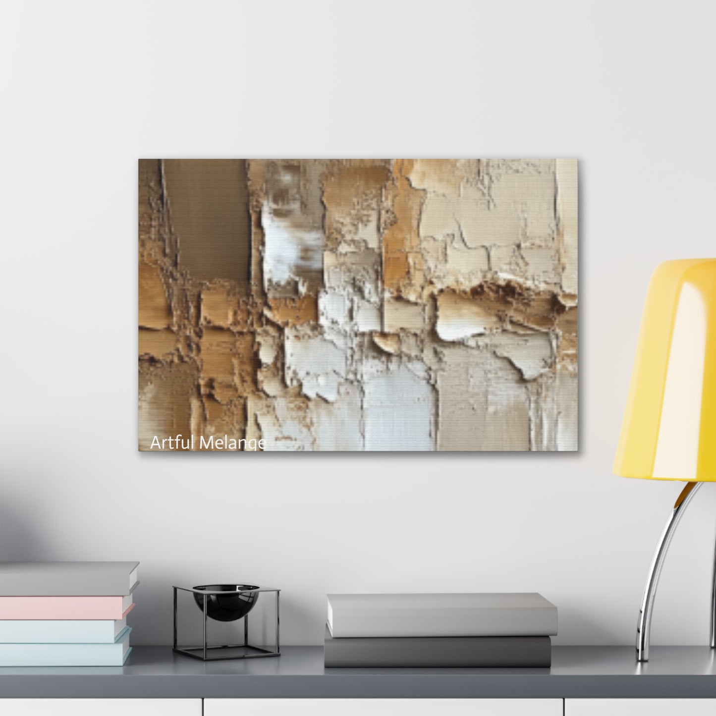 Acrylic Abstract Canvas Print - Richly Textured Artistry