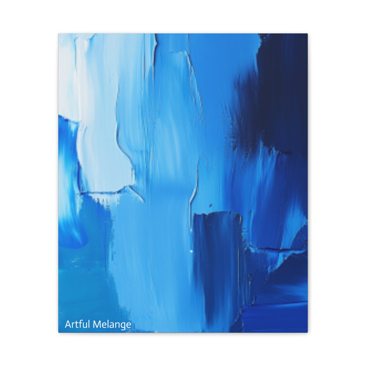 Acrylic Abstract Canvas Print - Richly Textured Artistry